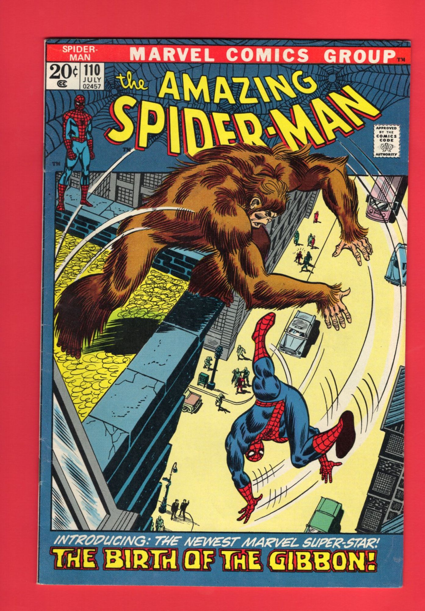 Amazing Spider-Man #110, Jul 1972, 6.0 FN