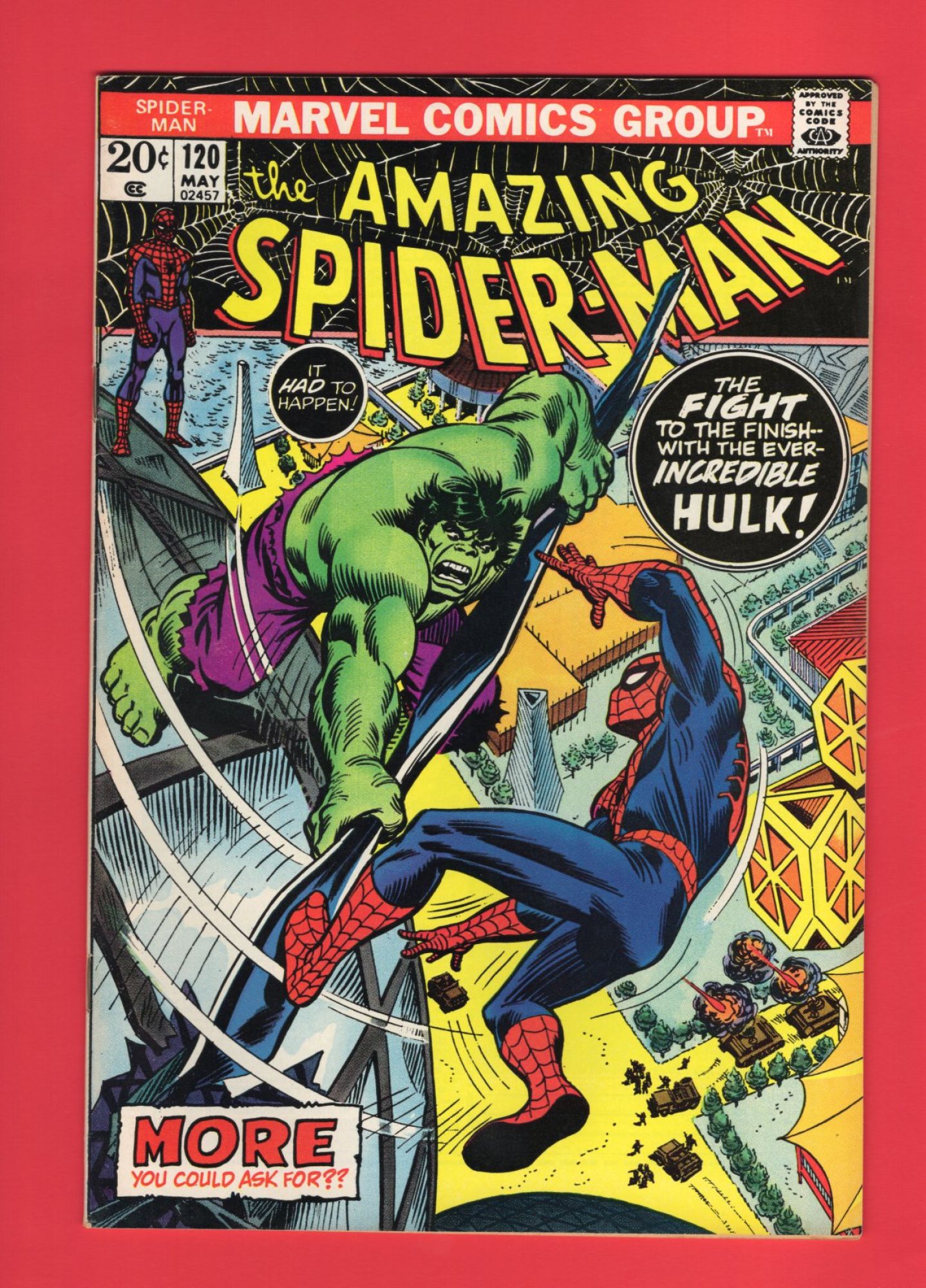 Amazing Spider-Man #120, May 1973, 6.5 FN+
