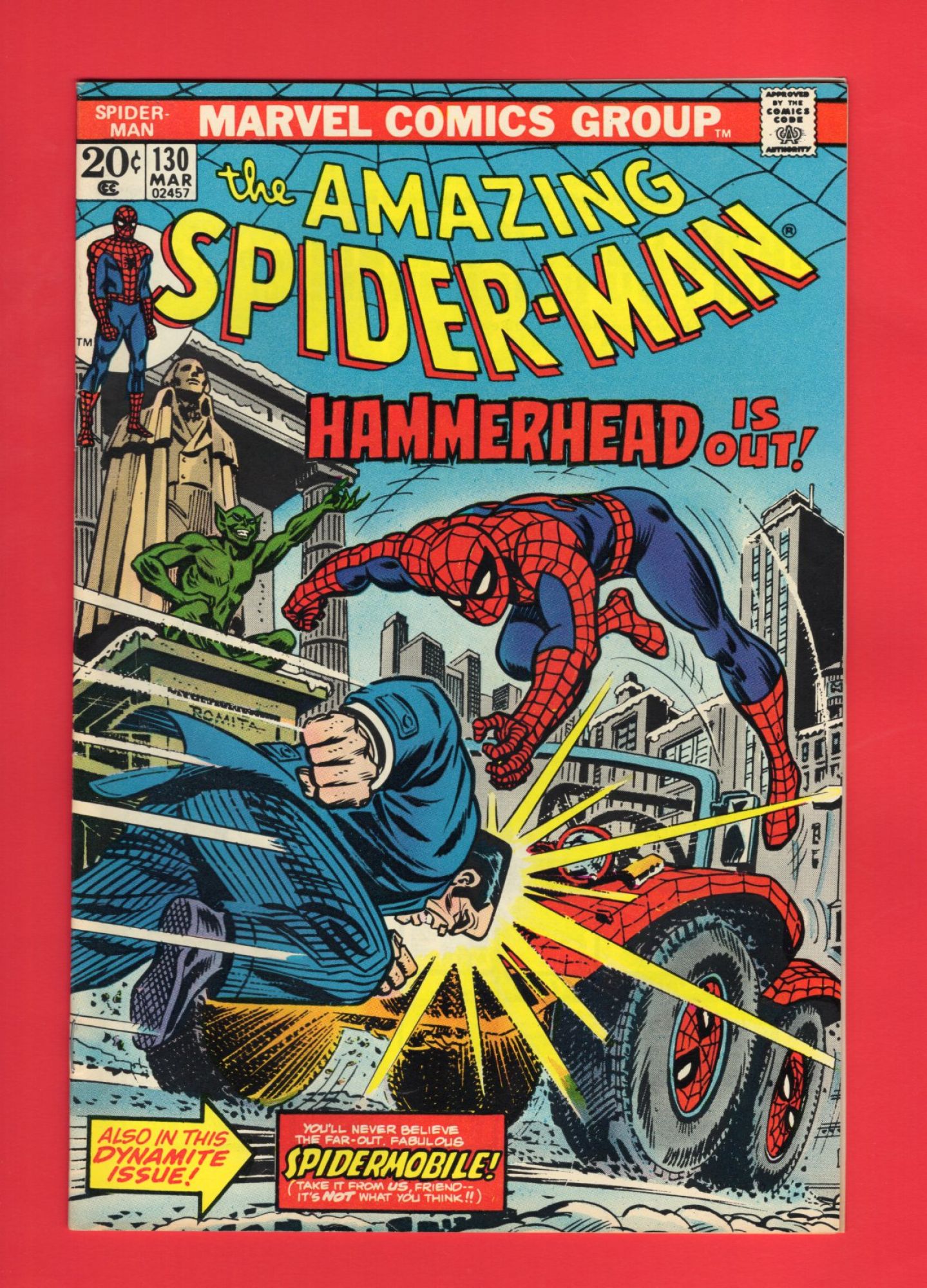 Amazing Spider-Man #130, Mar 1974, 8.0 VF