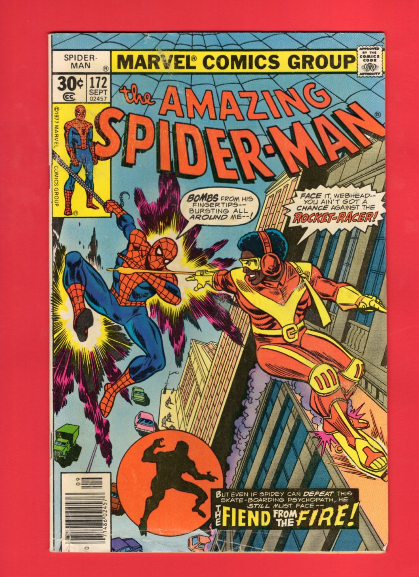 Amazing Spider-Man #172, Sep 1977, 4.5 VG+ Newsstand