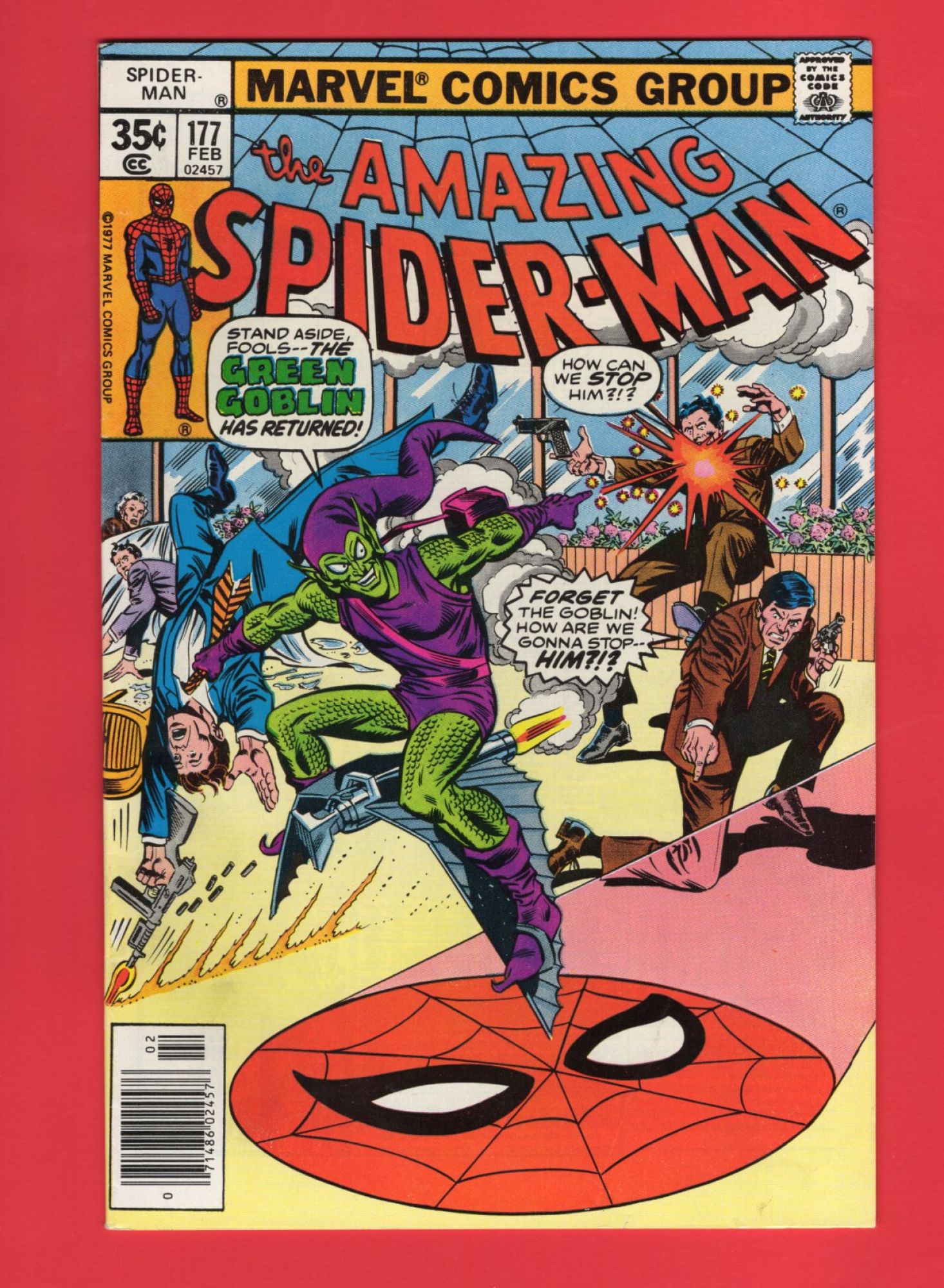 Amazing Spider-Man #177, Feb 1978, 8.0 VF Newsstand