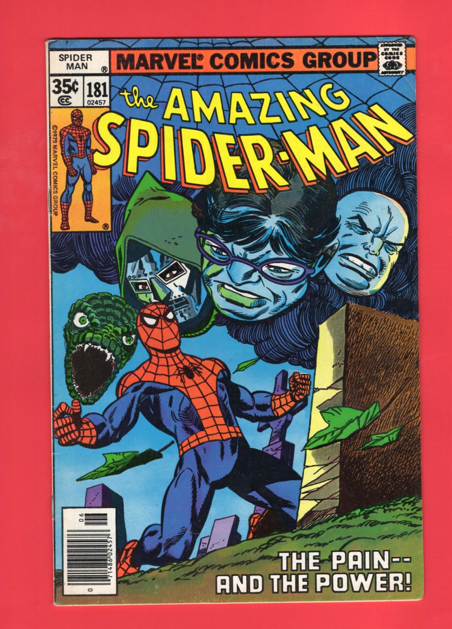 Amazing Spider-Man #181, Jun 1978, 6.0 FN Newsstand