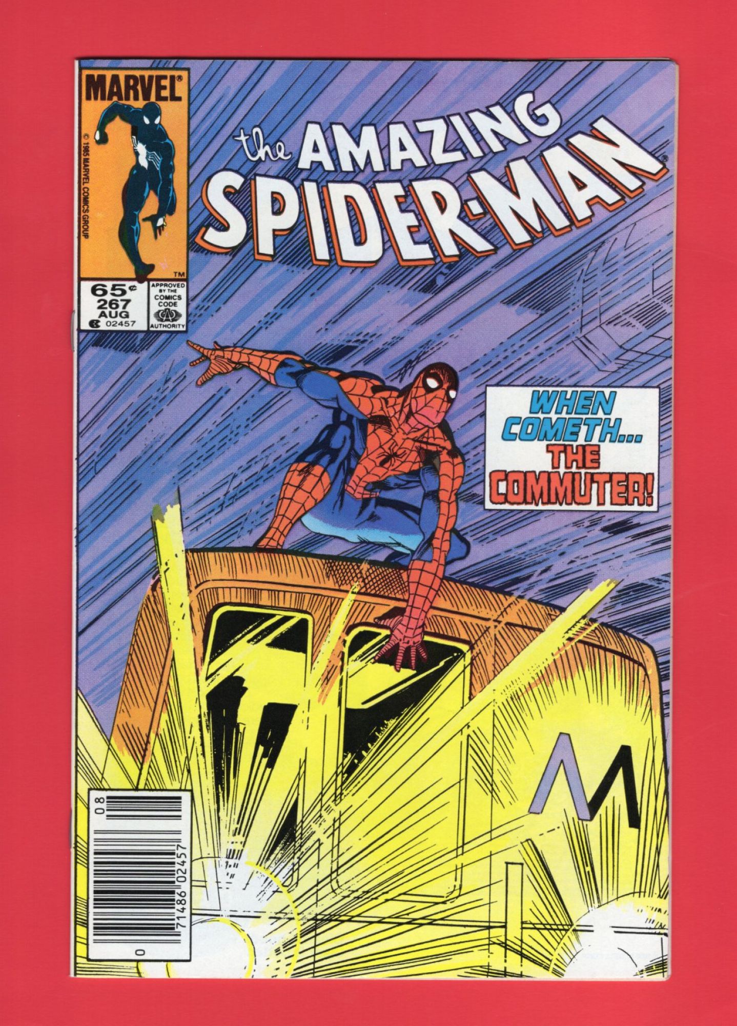 Amazing Spider-Man #267, Aug 1985, 8.5 VF+ Newsstand