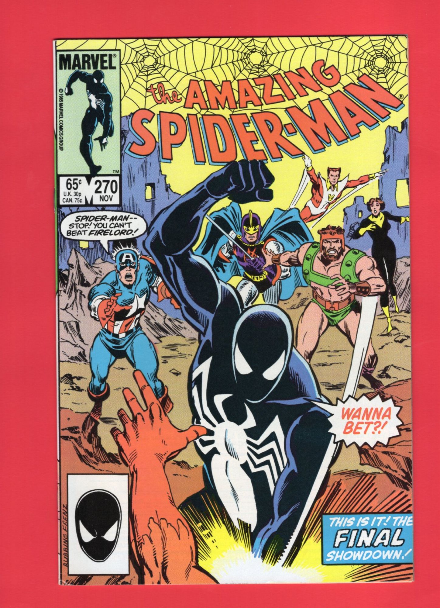 Amazing Spider-Man #270, Nov 1985, 8.5 VF+