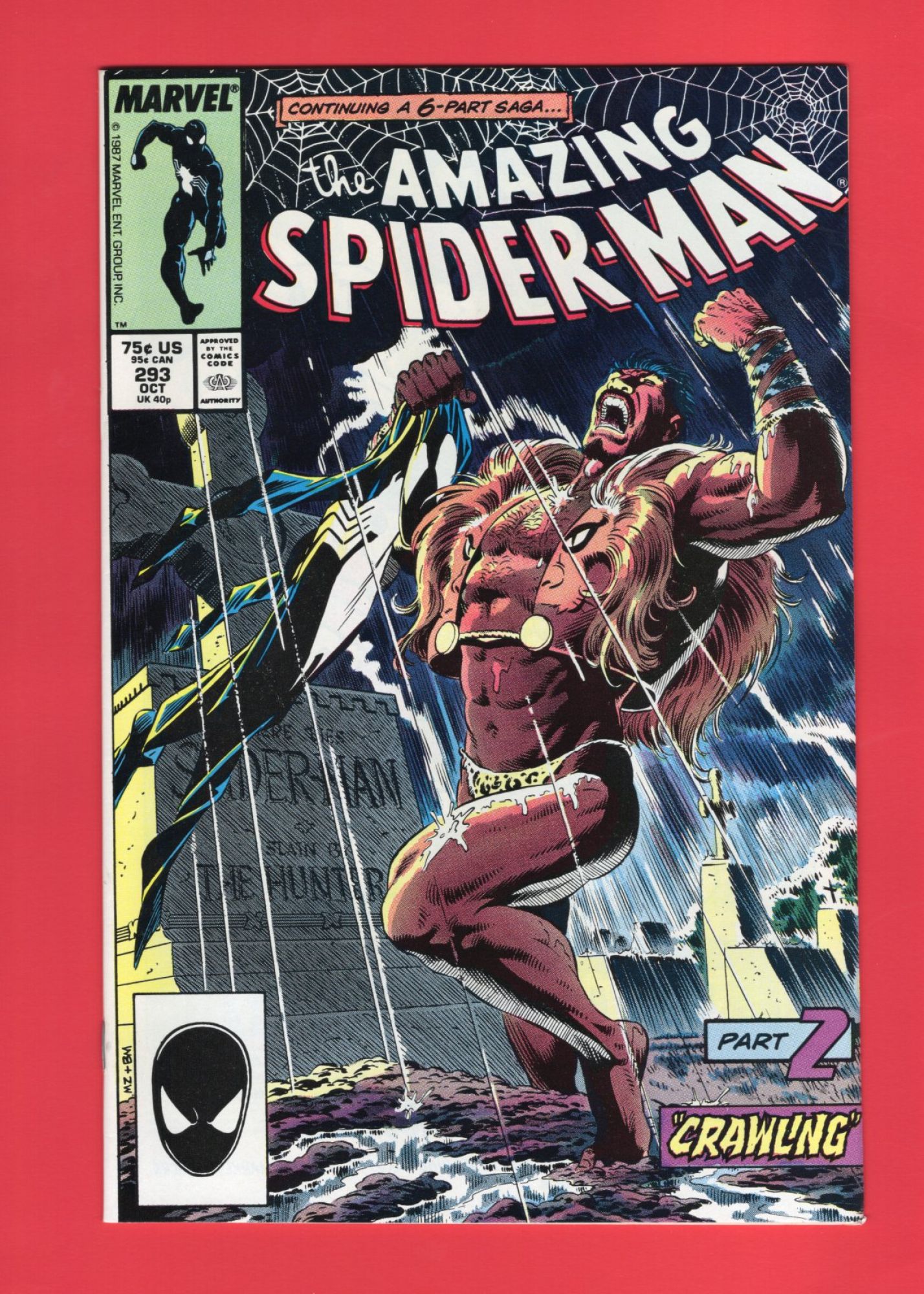 Amazing Spider-Man #293, Oct 1987, 9.2 NM-