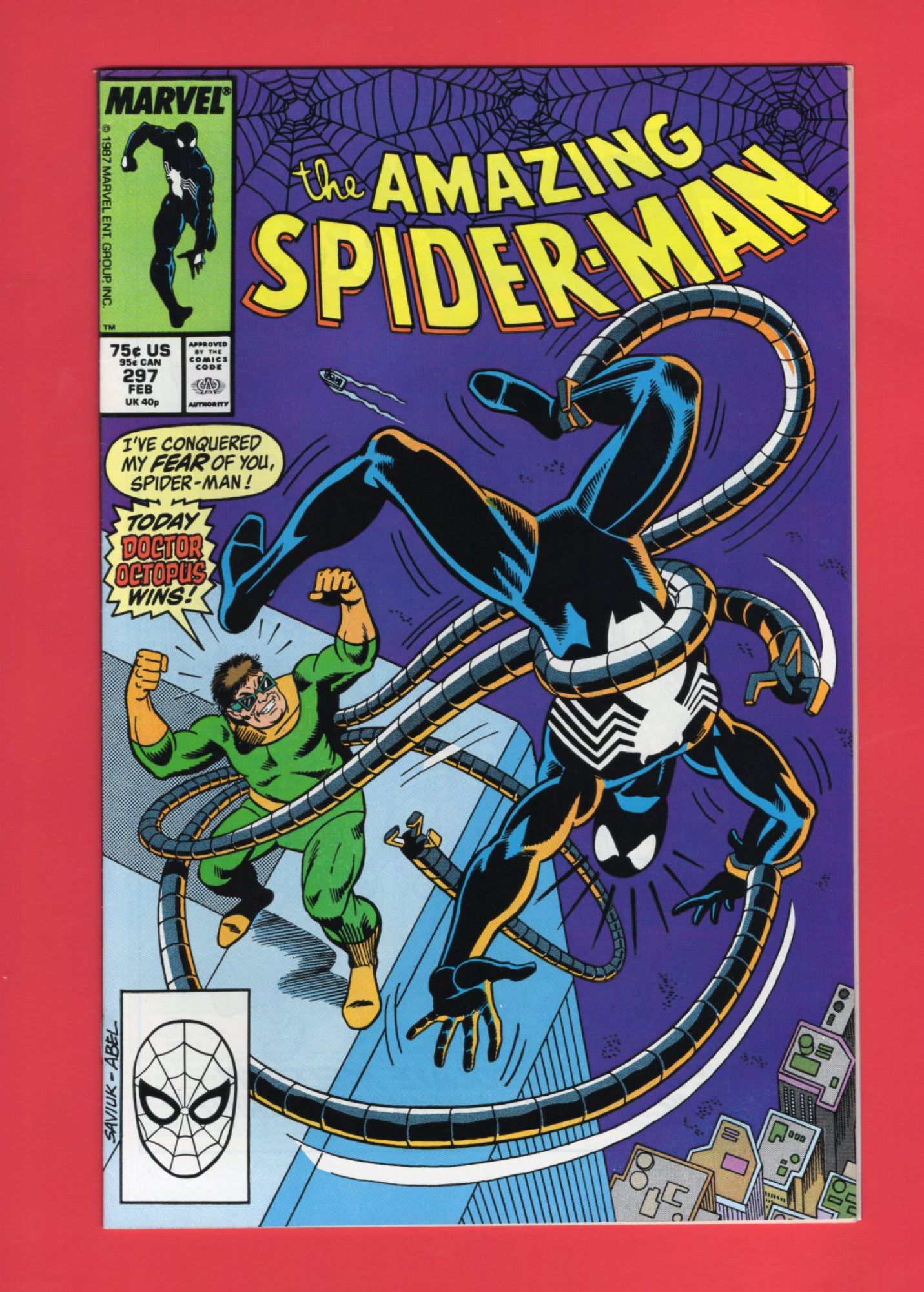 Amazing Spider-Man #297, Feb 1988, 9.2 NM-