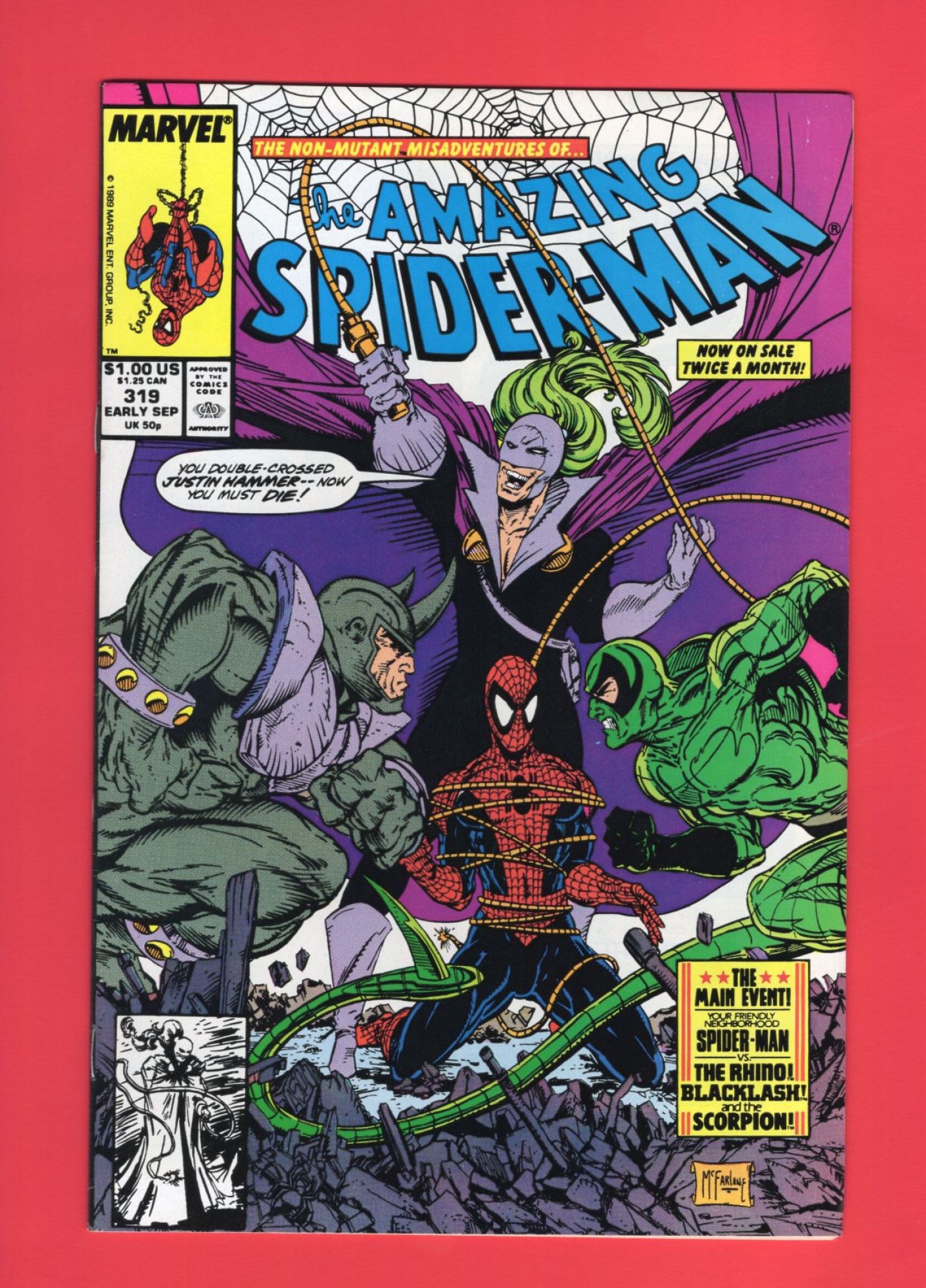 Amazing Spider-Man #319, Sep 1989, 8.5 VF+