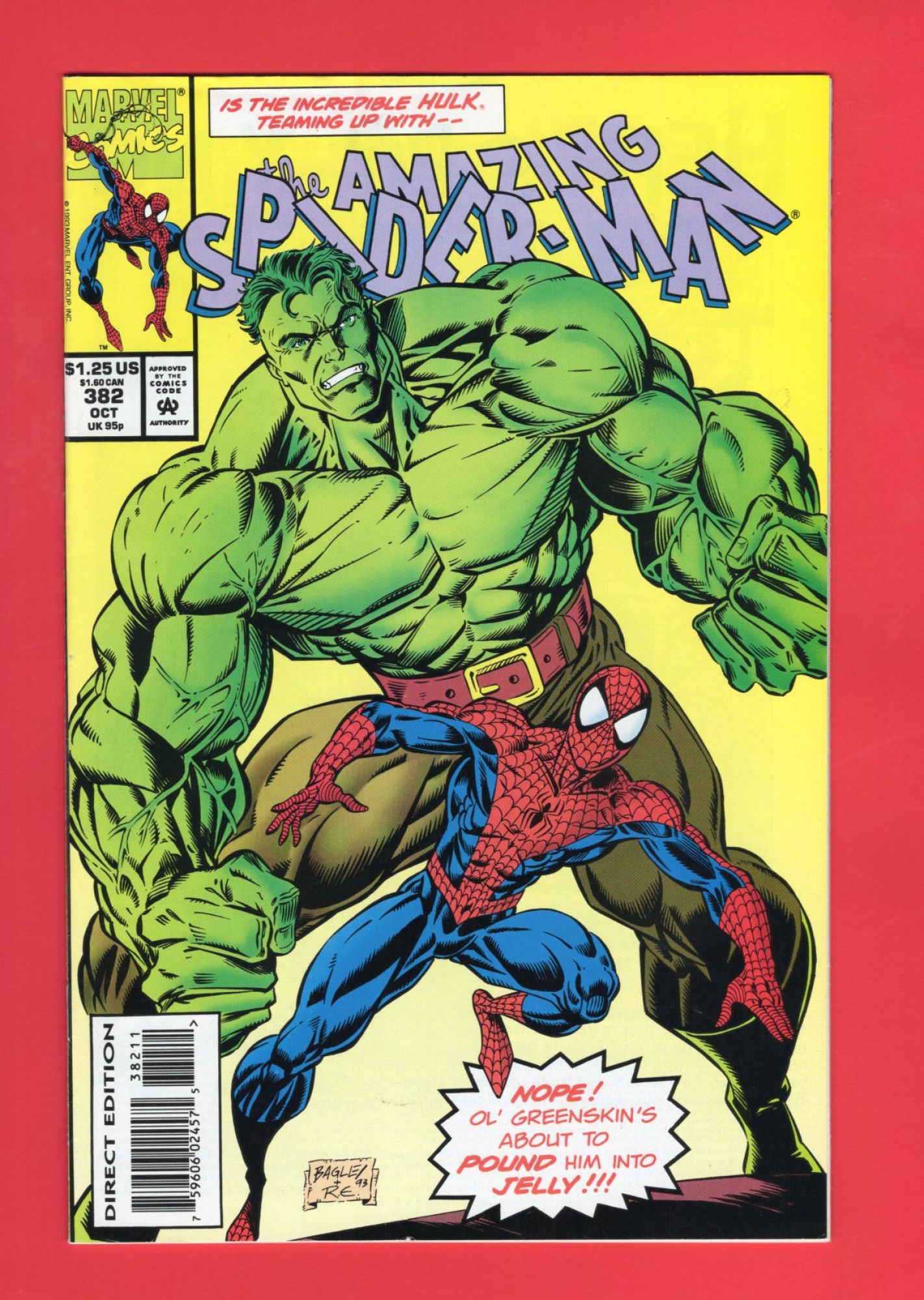 Amazing Spider-Man #382, Oct 1993, 8.0 VF