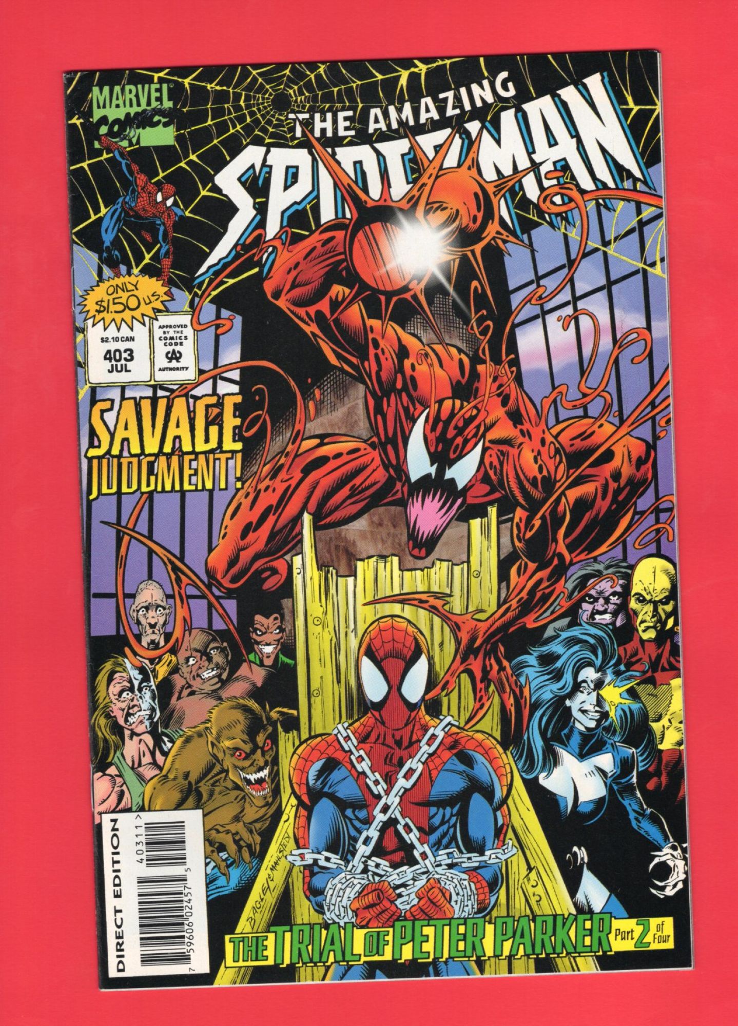 Amazing Spider-Man #403, Jul 1995, 9.2 NM-