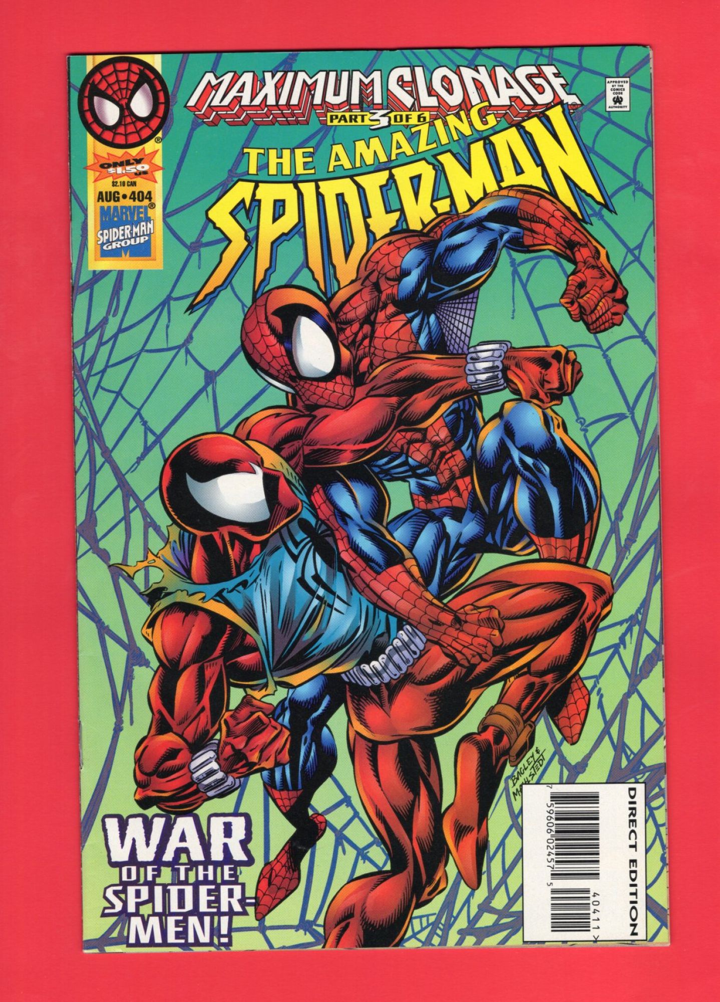 Amazing Spider-Man #404, Aug 1995, 9.2 NM-