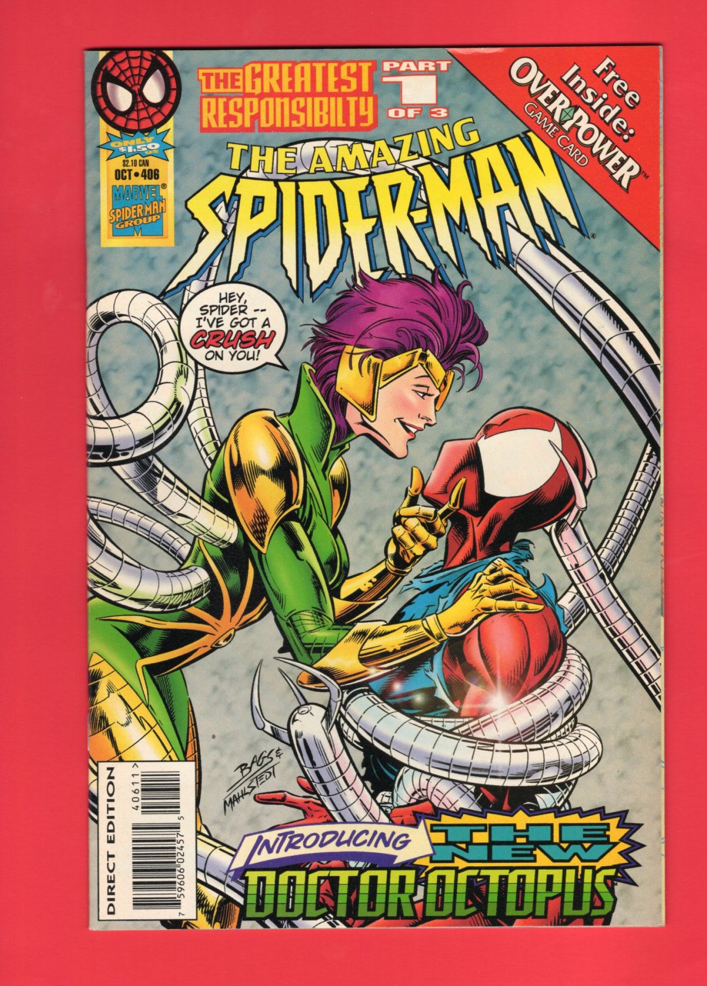 Amazing Spider-Man #406, Oct 1995, 8.5 VF+