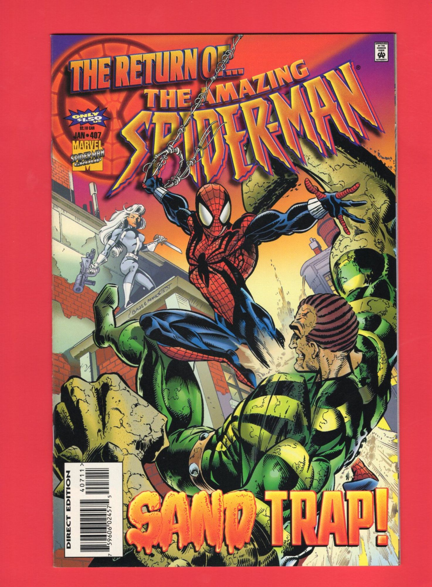 Amazing Spider-Man #407, Jan 1996, 9.2 NM-