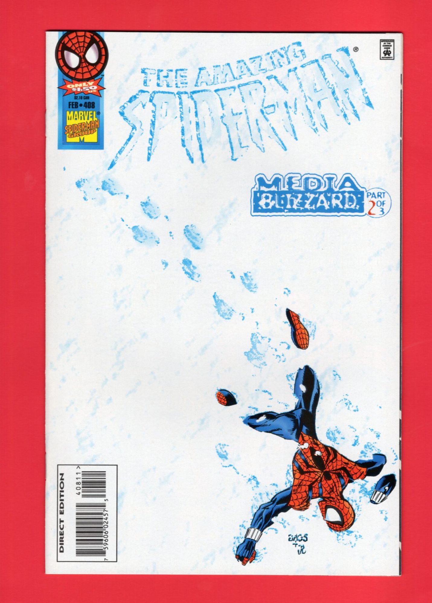 Amazing Spider-Man #408, Feb 1996, 9.2 NM-