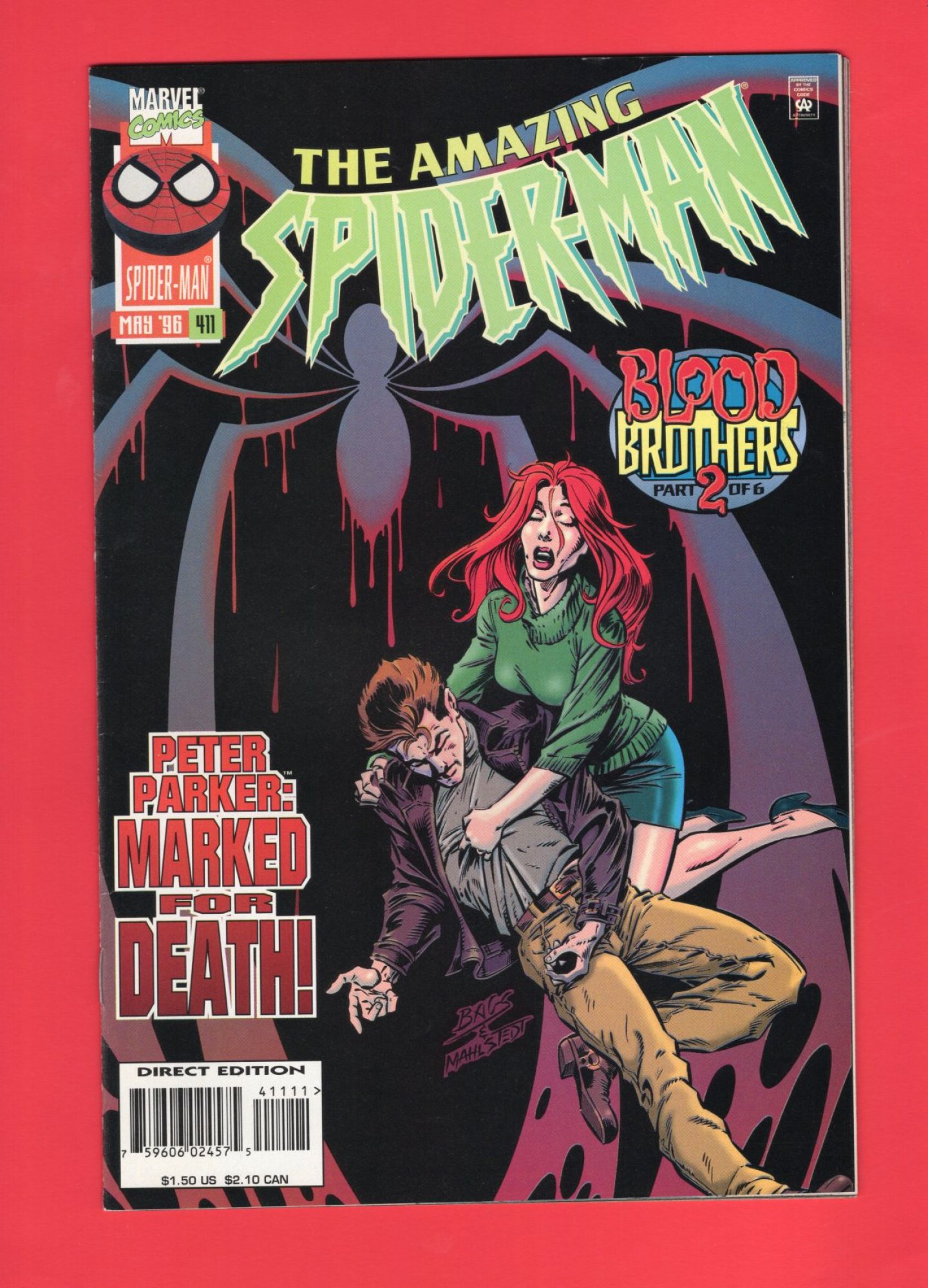 Amazing Spider-Man #411, May 1996, 9.2 NM-