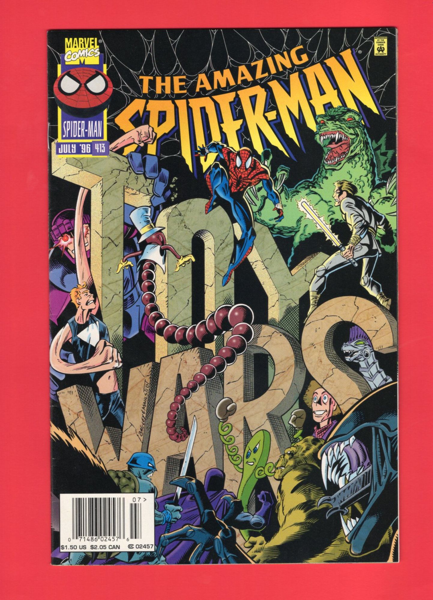 Amazing Spider-Man #413, Jul 1996, 8.0 VF Newsstand