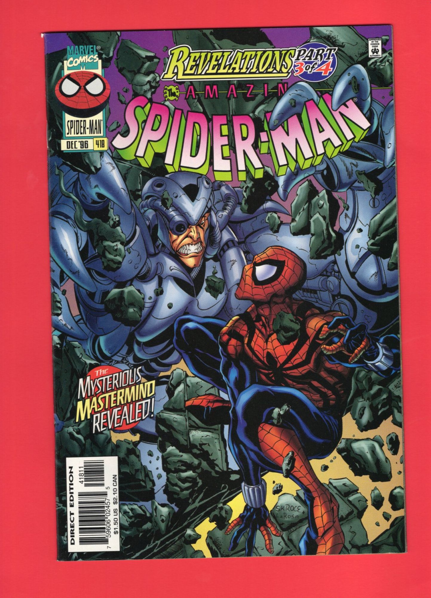 Amazing Spider-Man #418, Dec 1996, 8.5 VF+