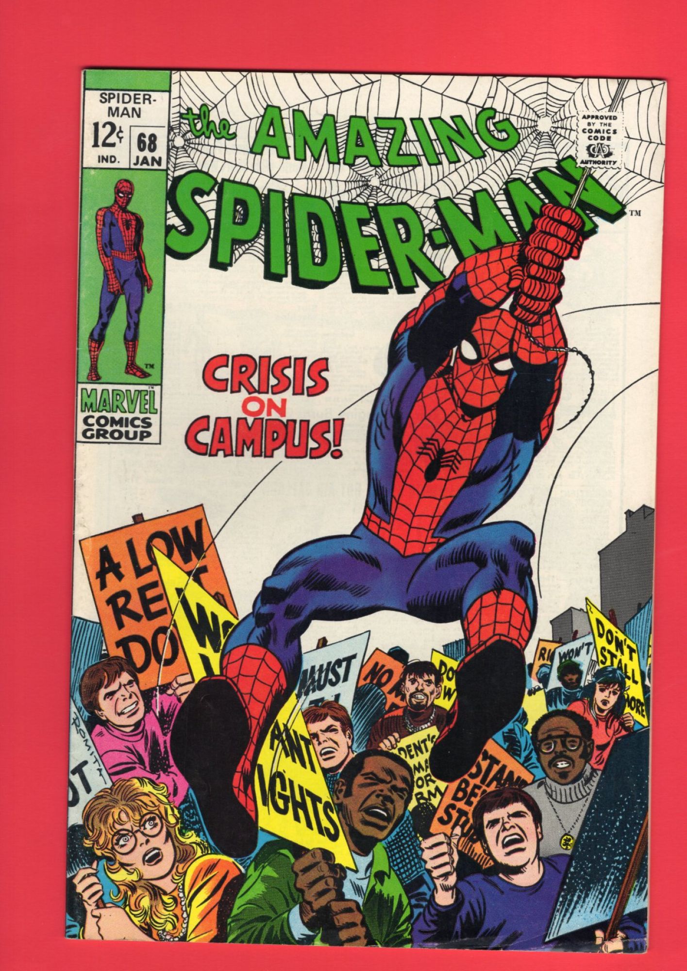 Amazing Spider-Man #68, Jan 1969, 6.5 FN+