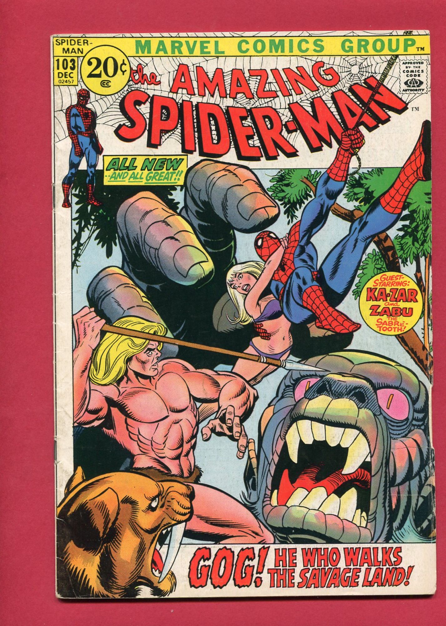 Amazing Spider-Man #103, Dec 1971, 