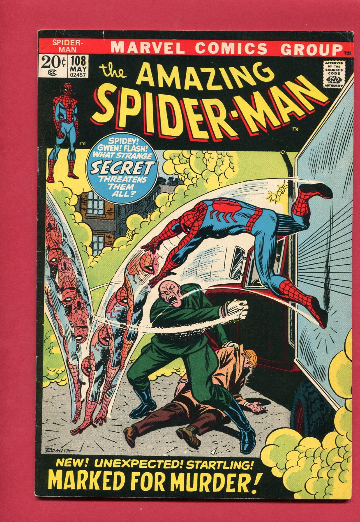 Amazing Spider-Man #108, May 1972, 5.5 FN-