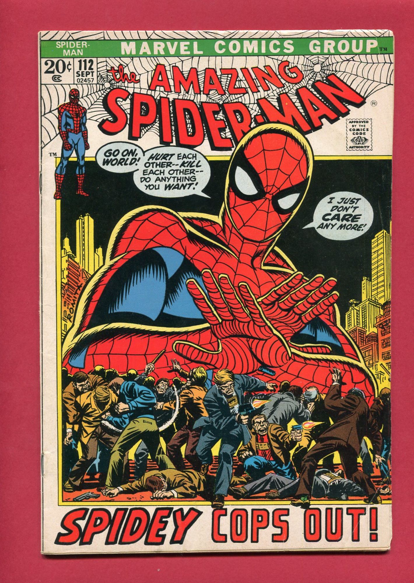 Amazing Spider-Man #112, Sep 1972, 5.0 VG/FN