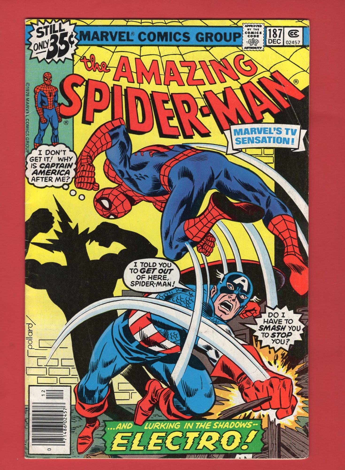 Amazing Spider-Man #187, Dec 1978, 5.5 FN- Newsstand