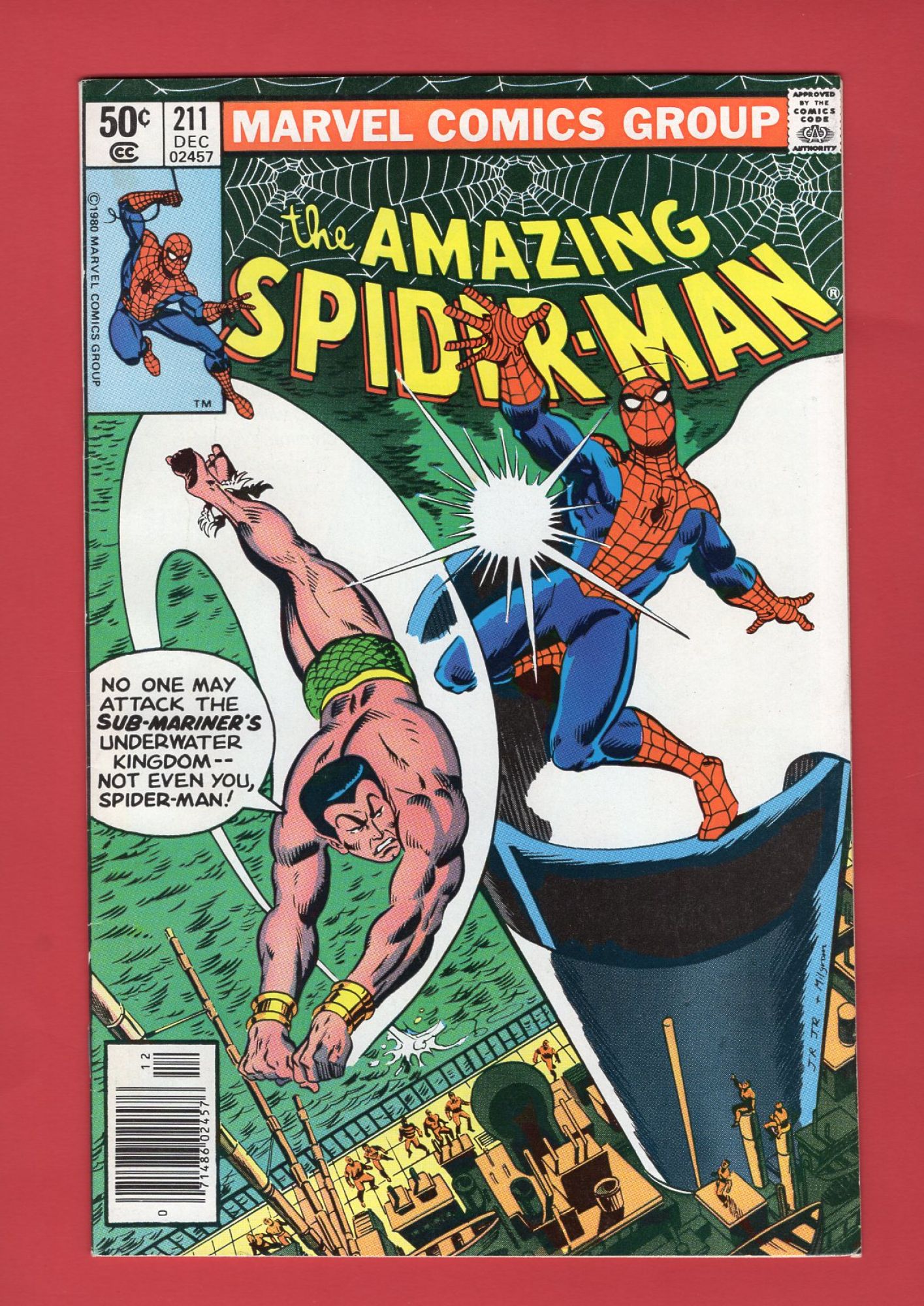 Amazing Spider-Man #211, Dec 1980, 7.5 VF- Newsstand