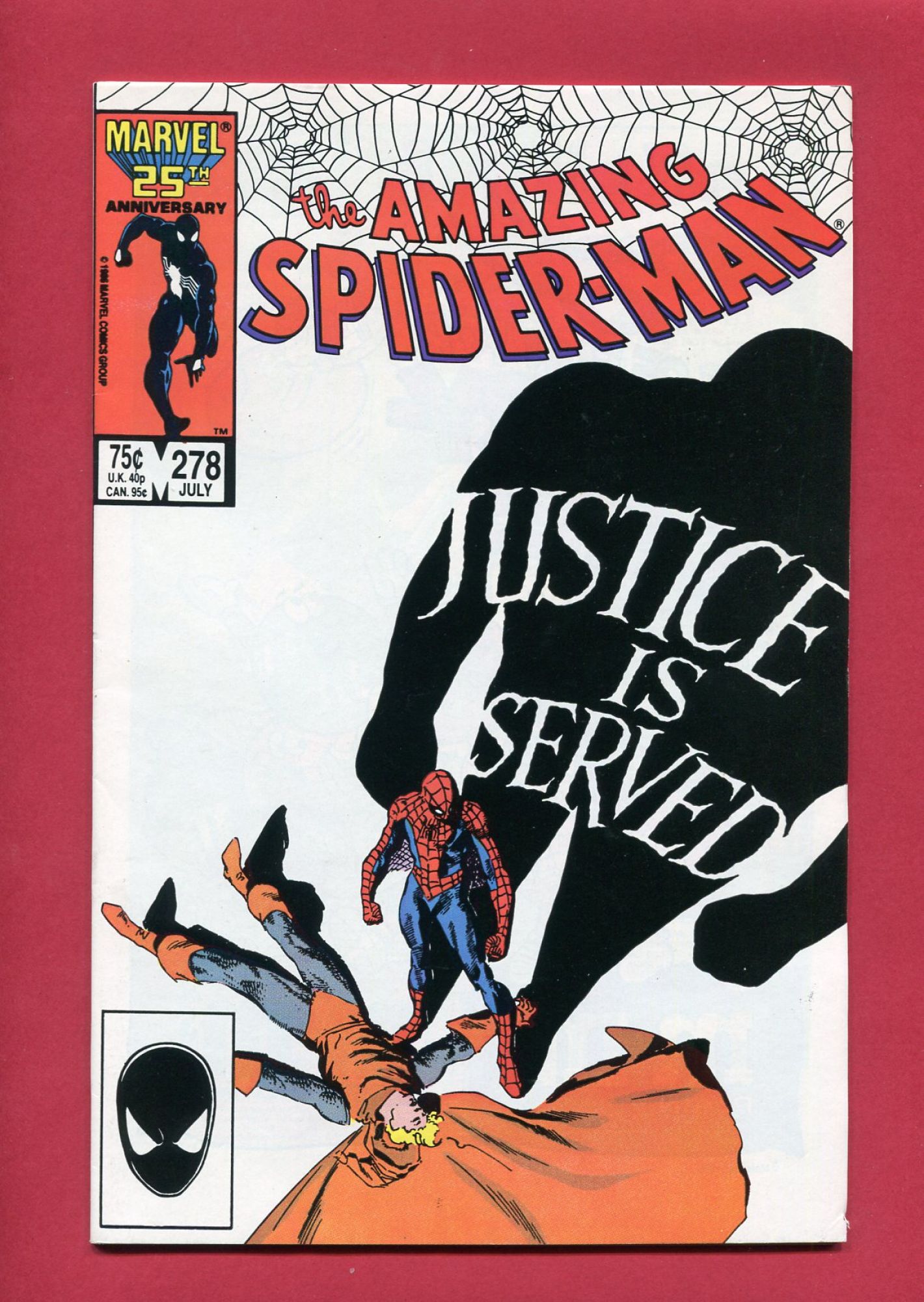 Amazing Spider-Man #278, Jul 1986, 8.5 VF+