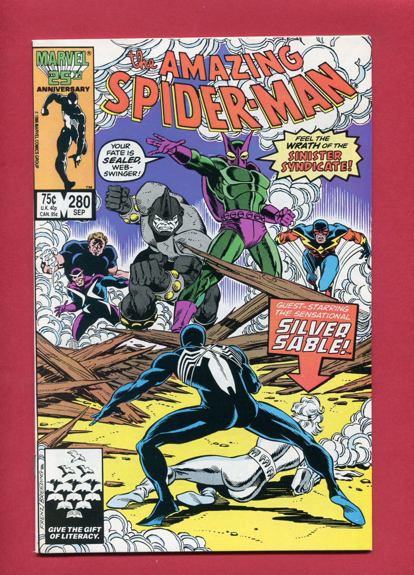 Amazing Spider-Man #280, Sep 1986, 8.5 VF+