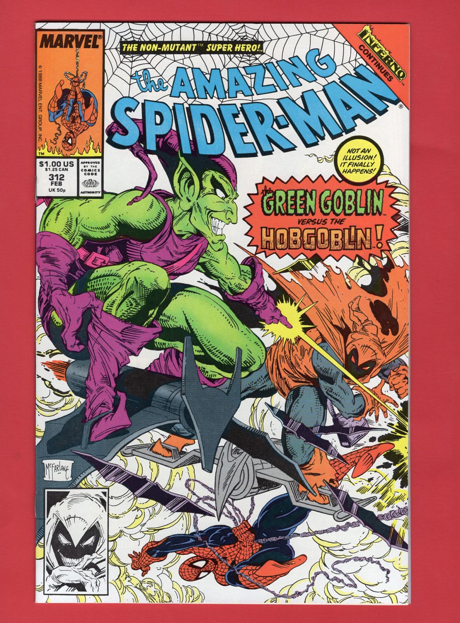 Amazing Spider-Man #312, Feb 1989, 9.2 NM-