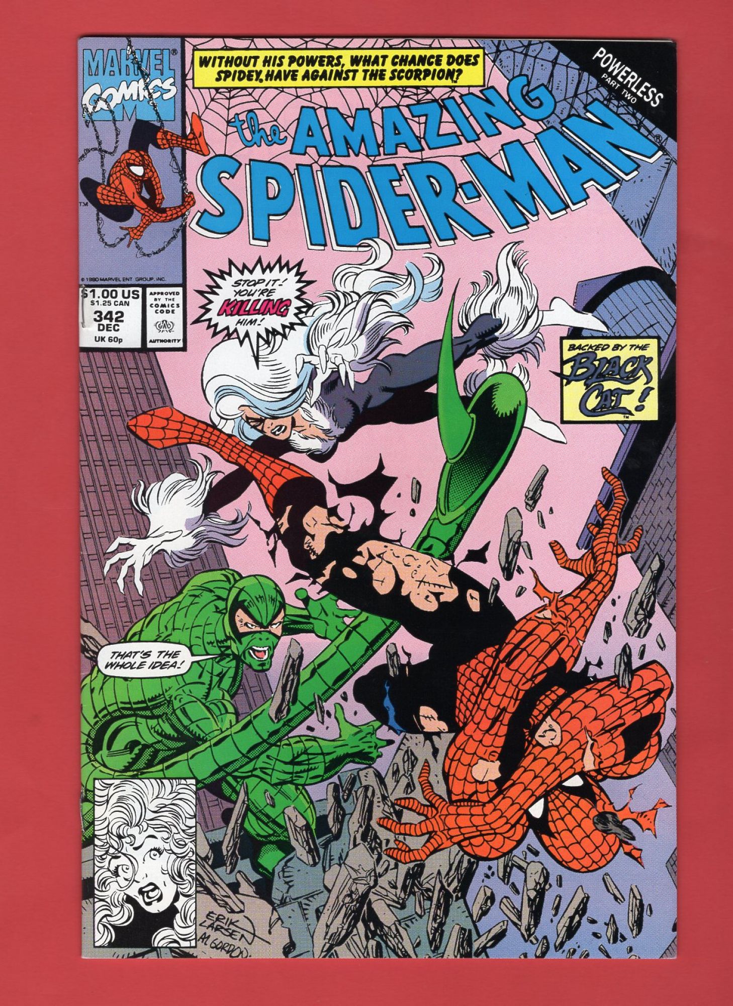 Amazing Spider-Man #342, Dec 1990, 8.0 VF