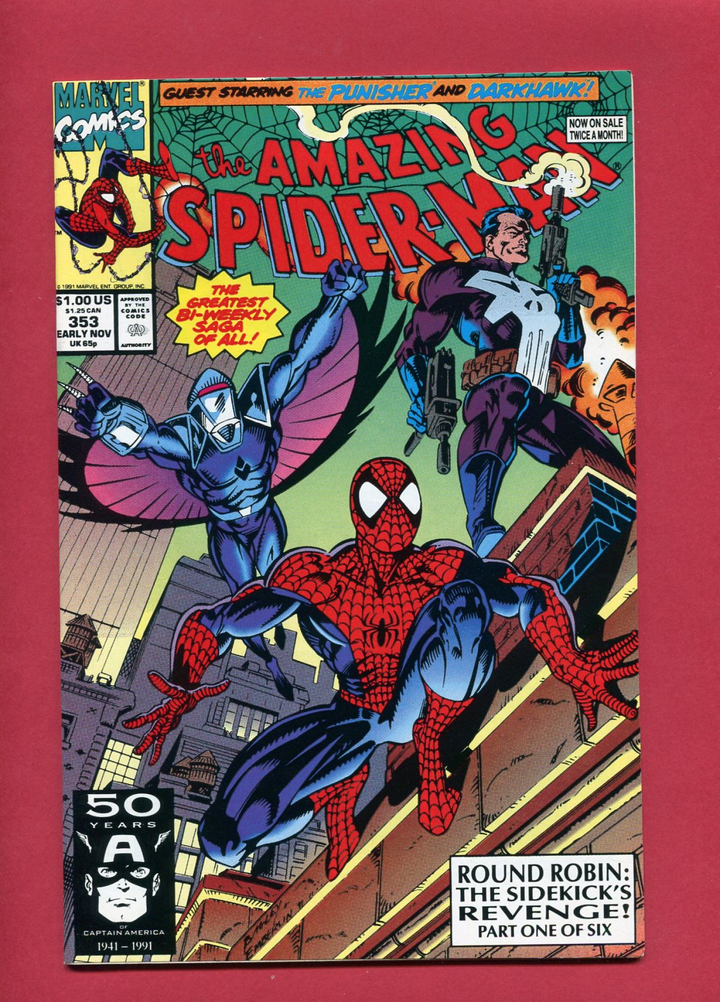 Amazing Spider-Man #353, Nov 1991, 8.5 VF+