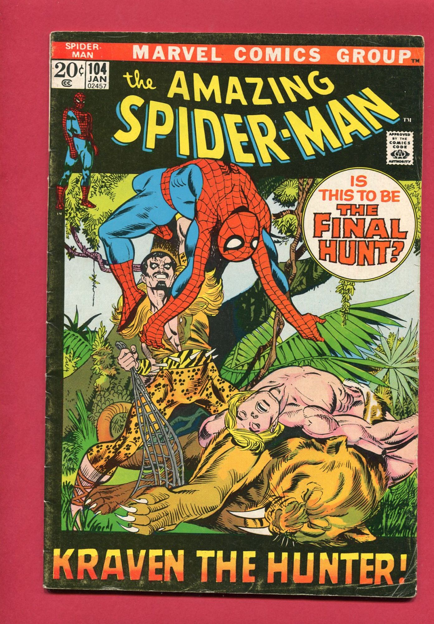 Amazing Spider-Man #104, Jan 1972, 5.5 FN-
