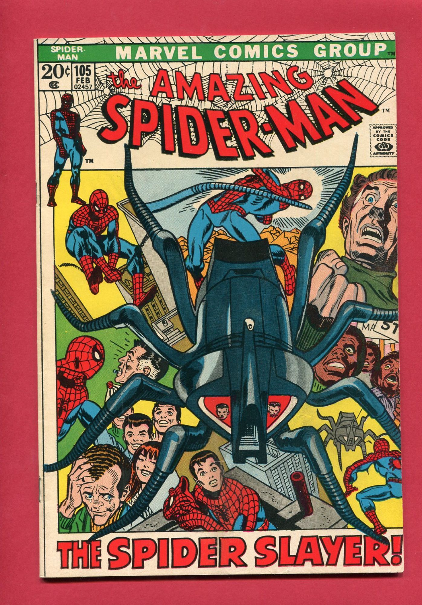 Amazing Spider-Man #105, Feb 1972, 6.5 FN+