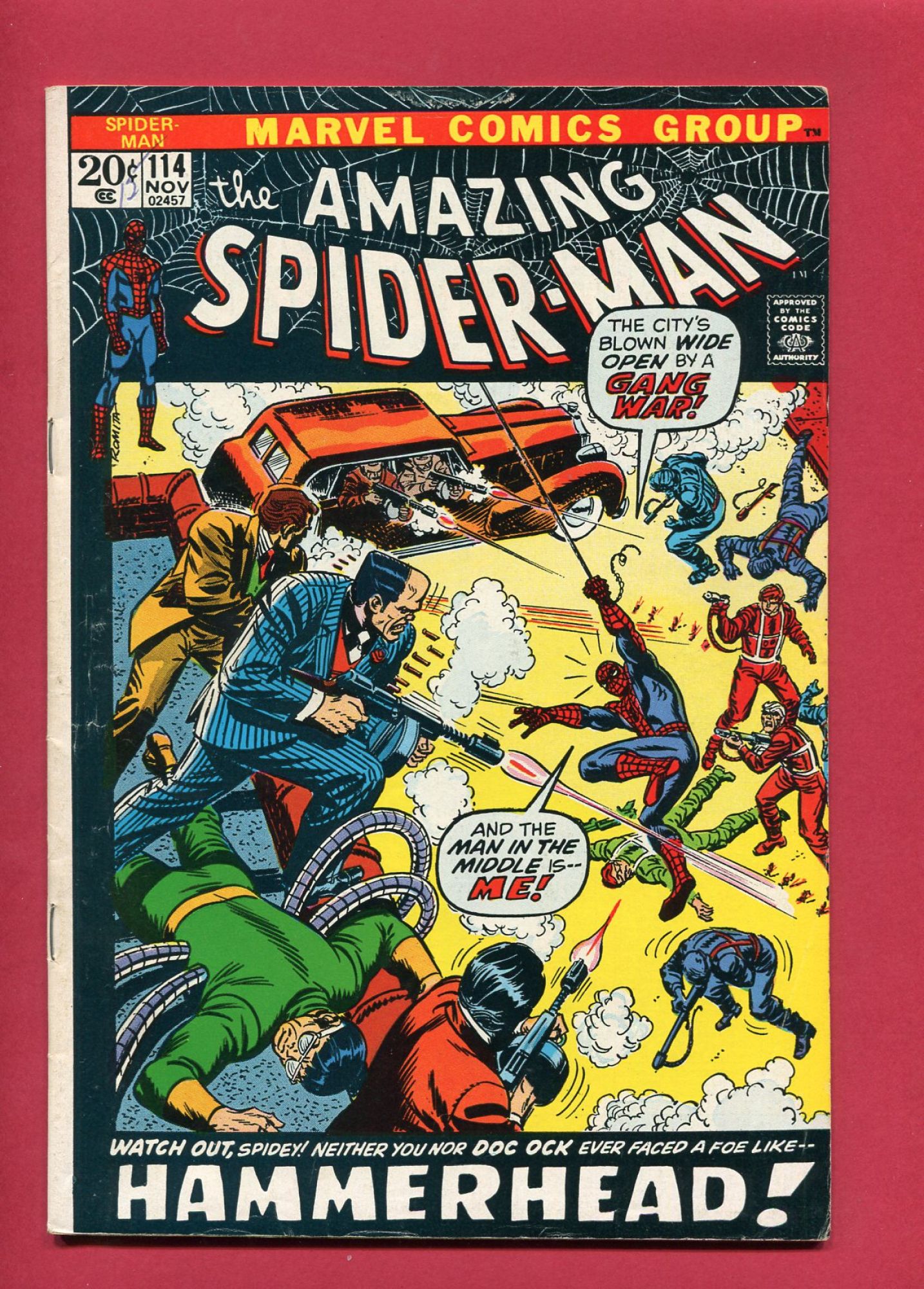 Amazing Spider-Man #114, Nov 1972, 4.0 VG