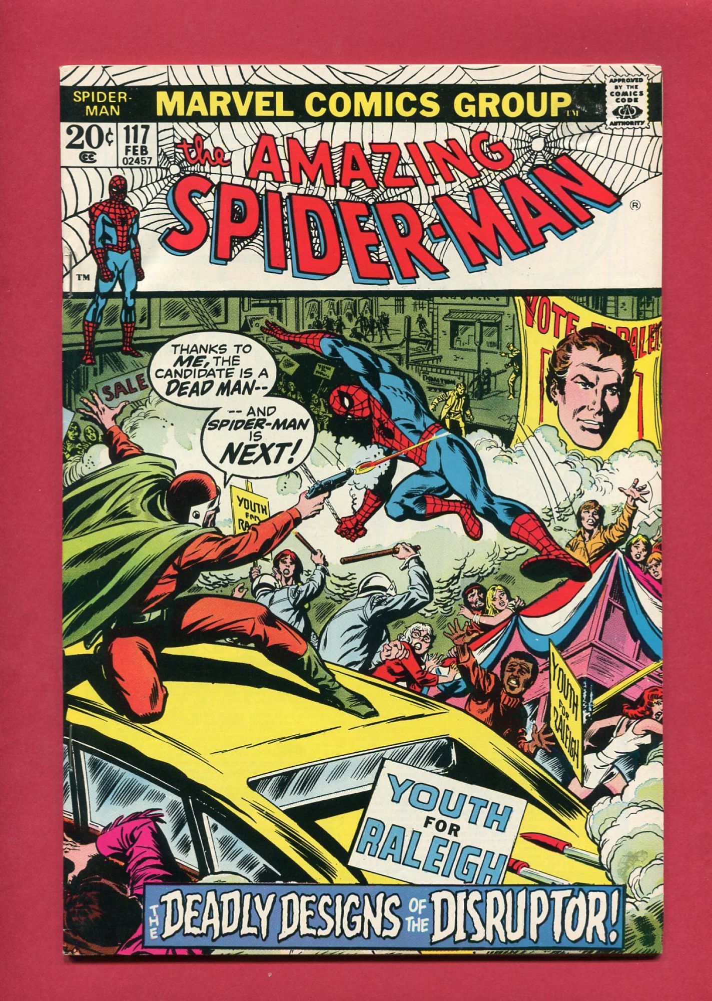 Amazing Spider-Man #117, Feb 1973, 6.5 FN+