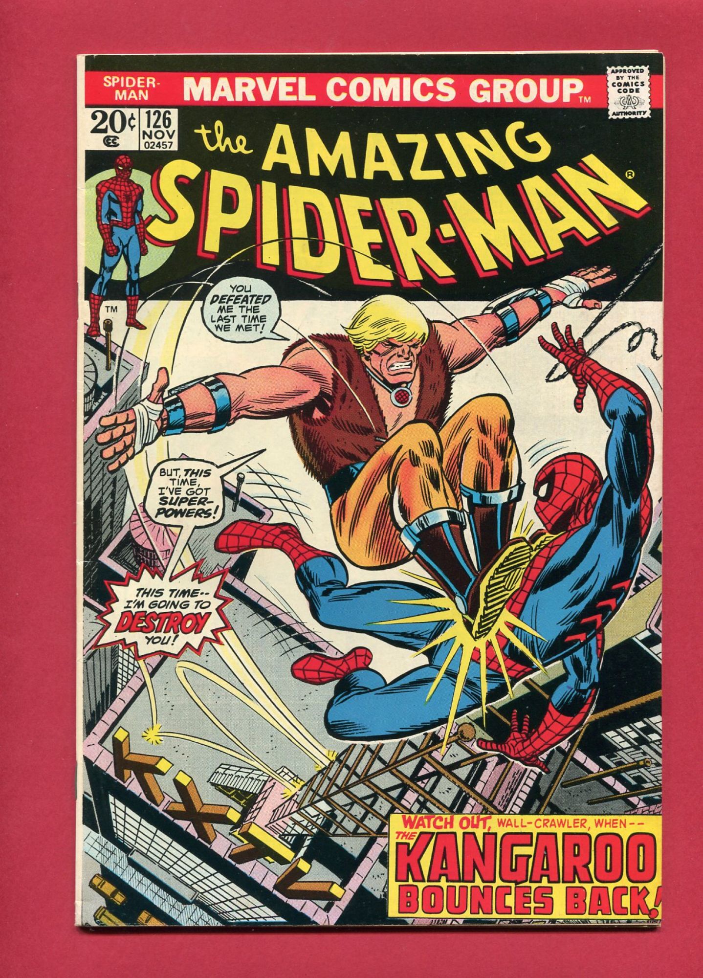 Amazing Spider-Man #126, Nov 1973, 7.5 VF-