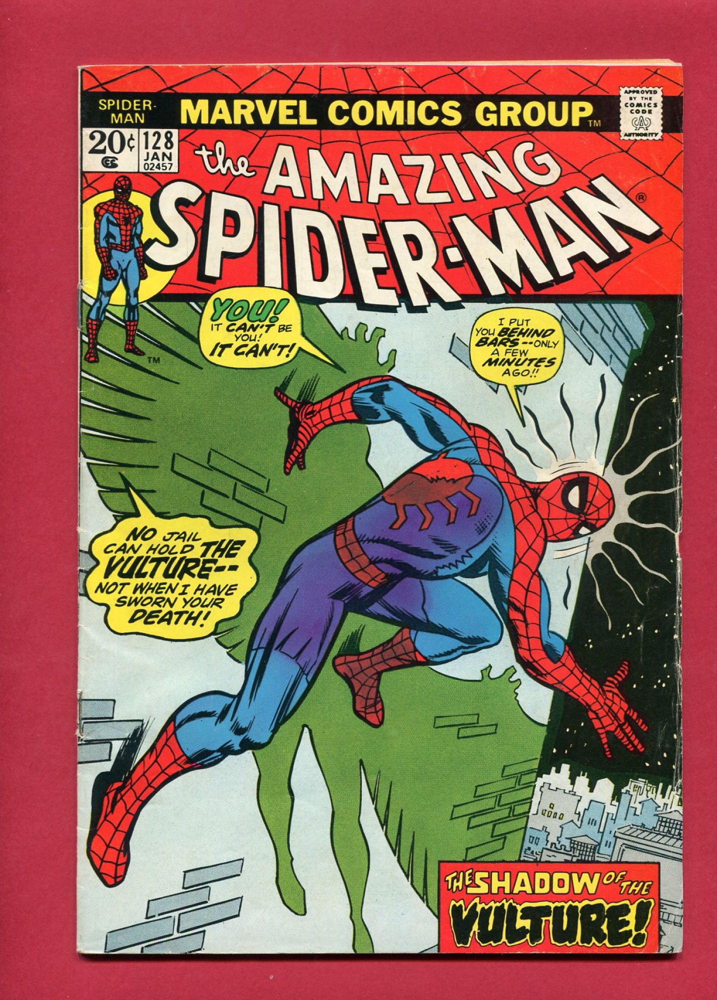 Amazing Spider-Man #128, Jan 1974, 4.0 VG