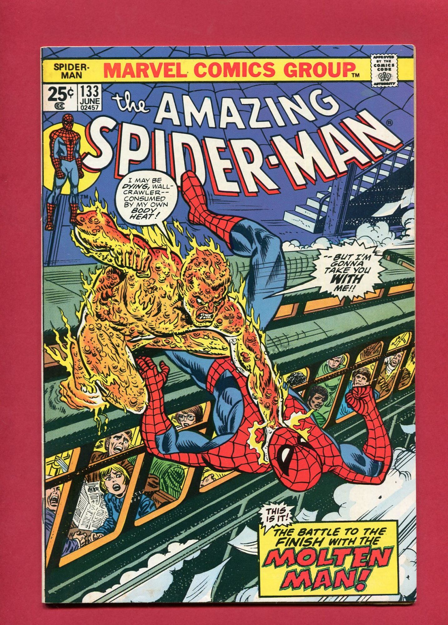 Amazing Spider-Man #133, Jun 1974, 6.5 FN+