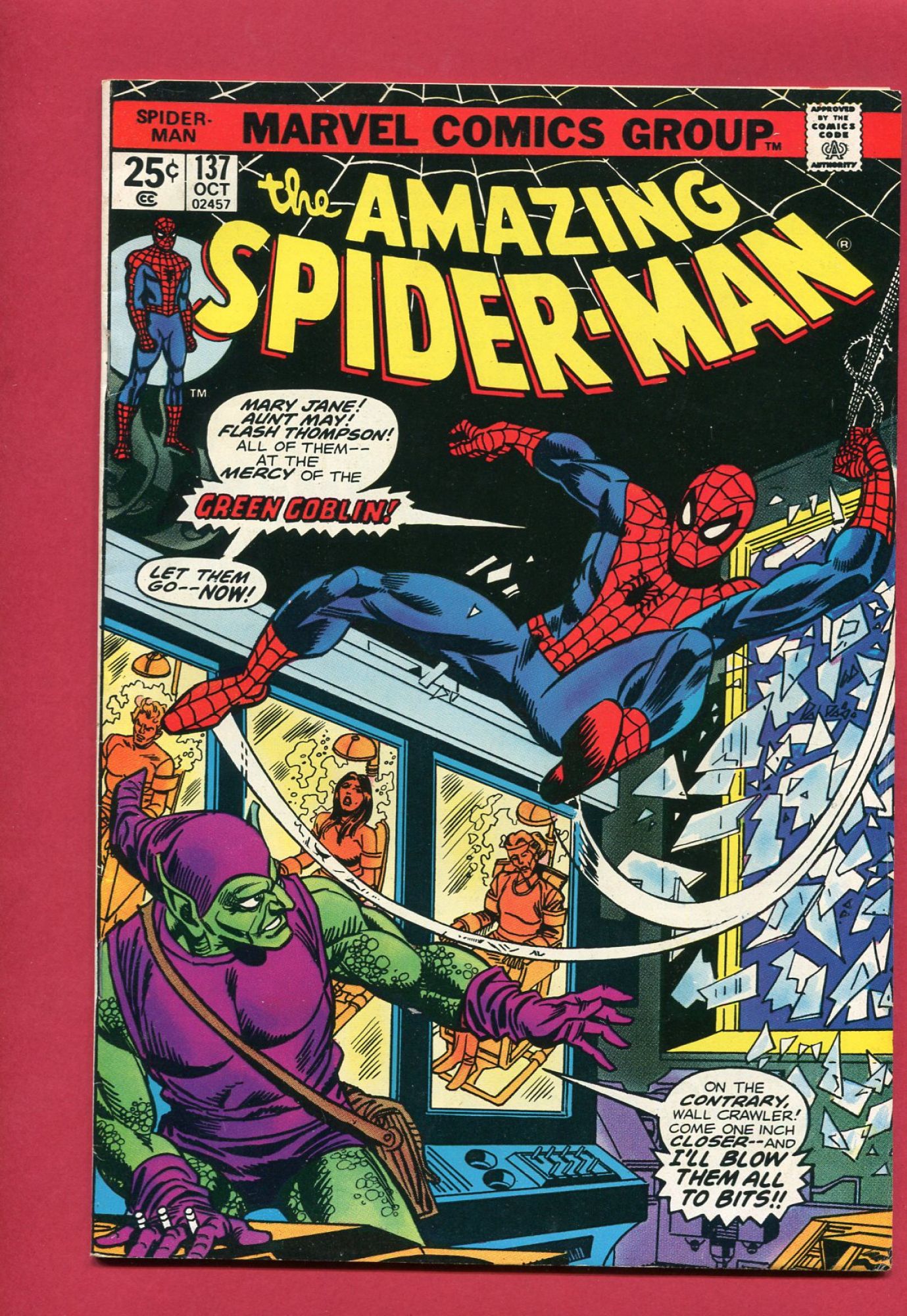 Amazing Spider-Man #137, Oct 1974, 7.5 VF-