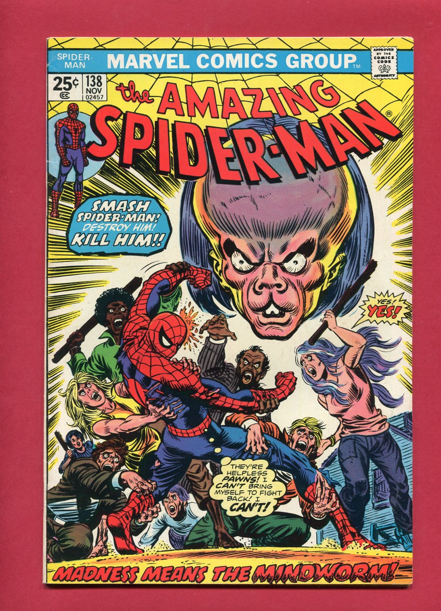 Amazing Spider-Man #138, Nov 1974, 7.5 VF-