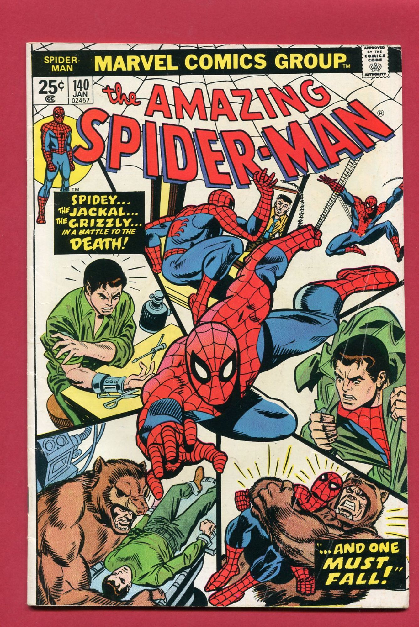 Amazing Spider-Man #140, Jan 1975, 5.5 FN-