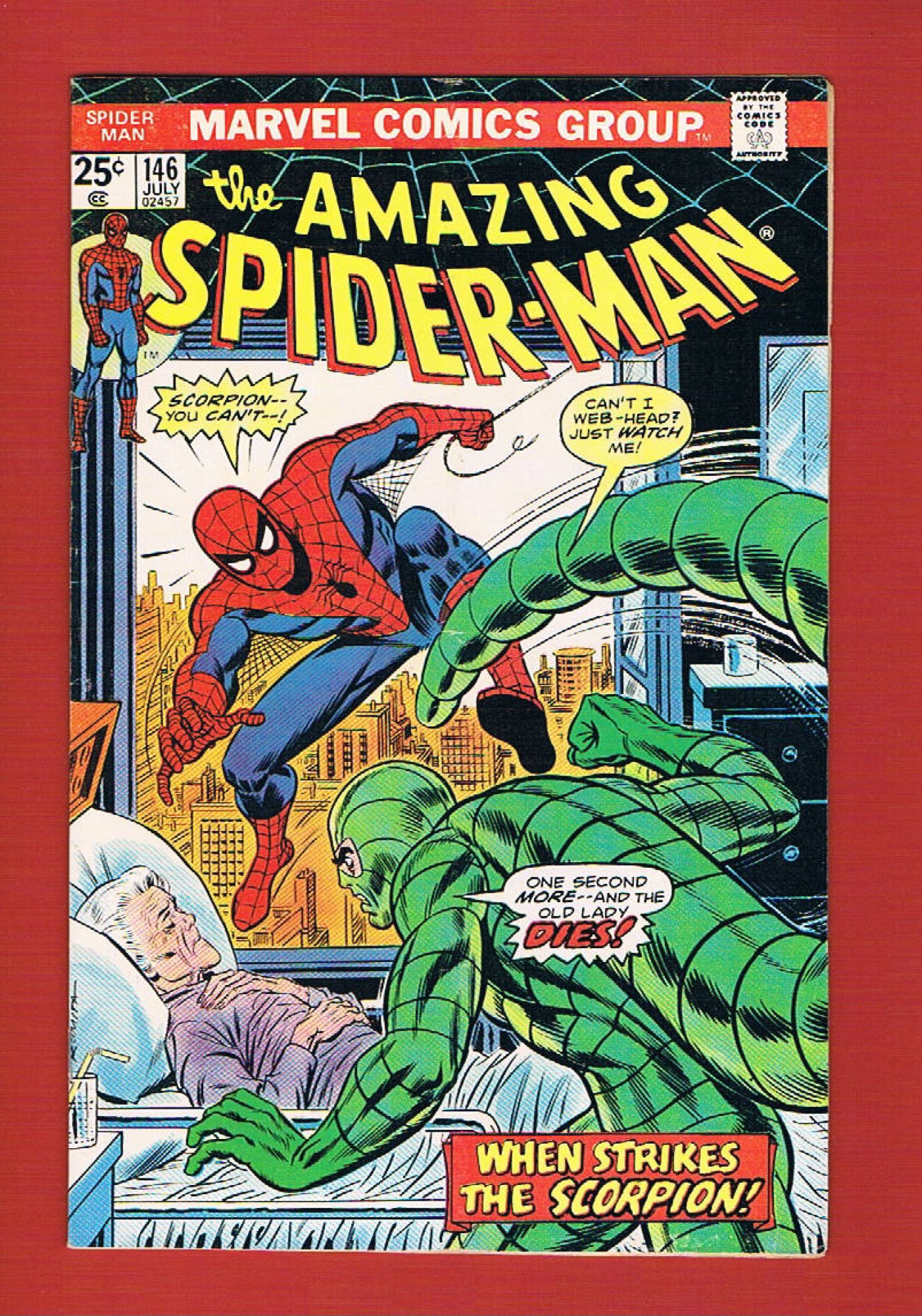 Amazing Spider-Man #146, Jul 1975, 5.0 VG/FN