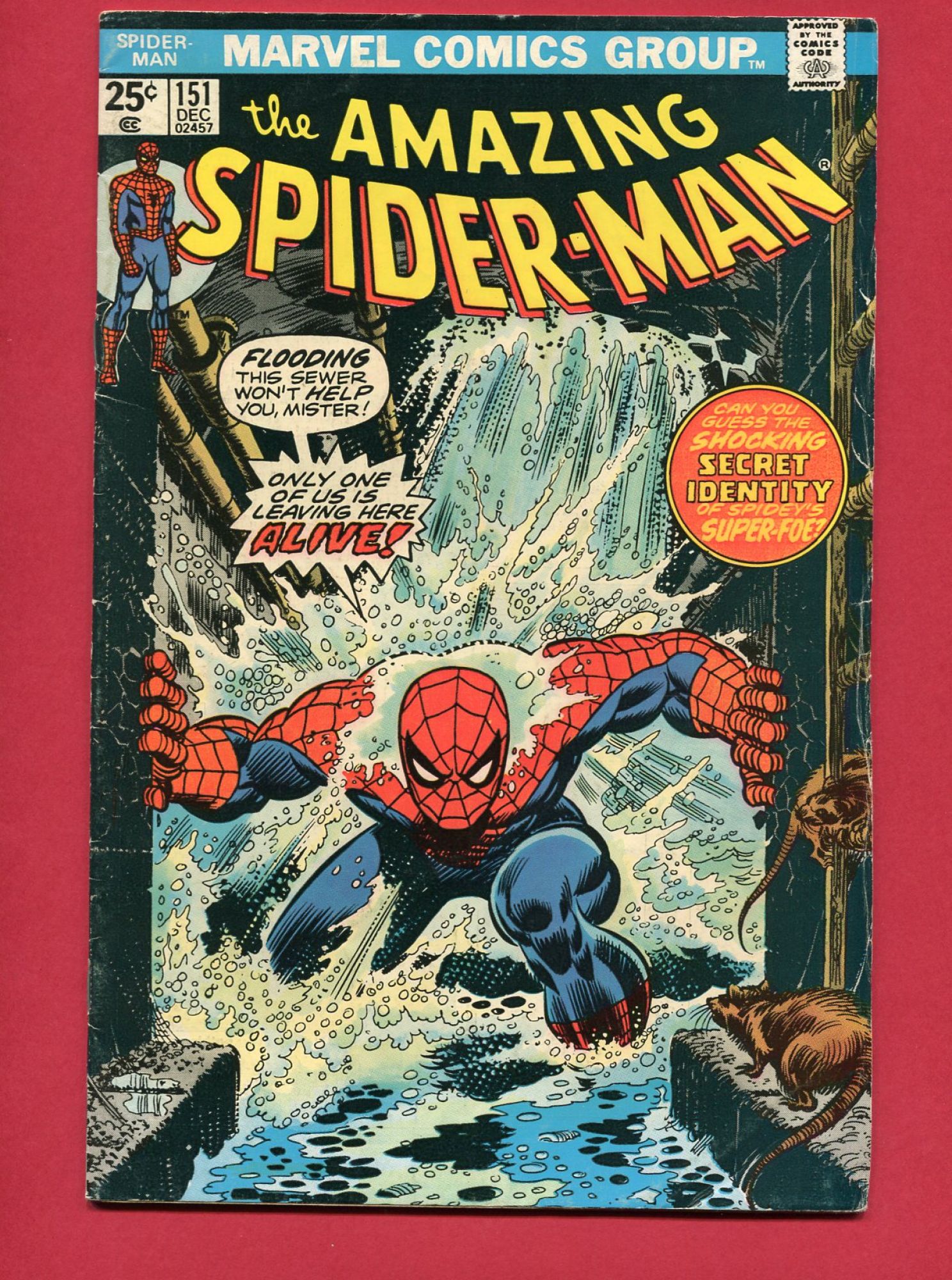 Amazing Spider-Man #151, Dec 1975, 5.5 FN-