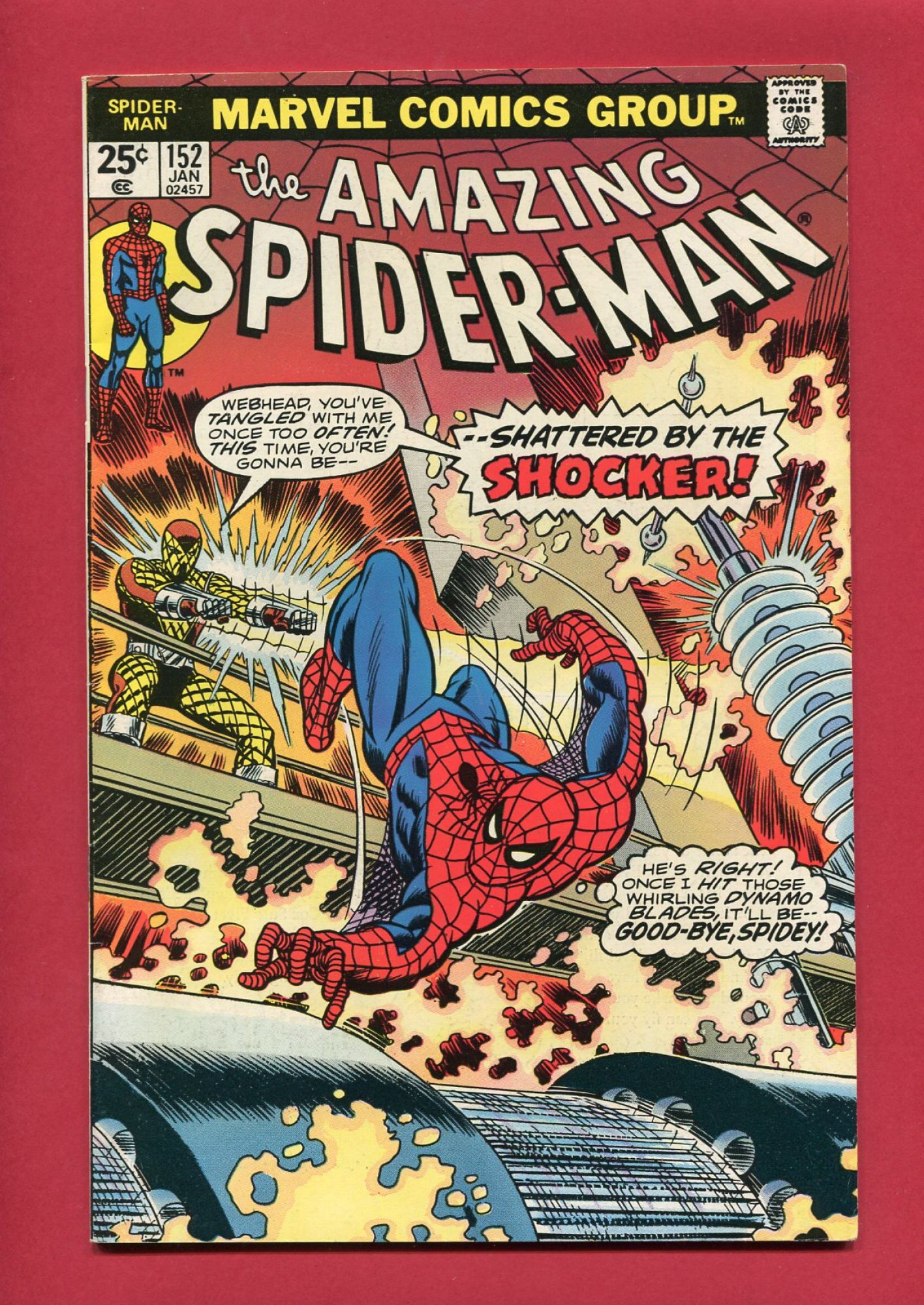 Amazing Spider-Man #152, Jan 1976, 8.0 VF