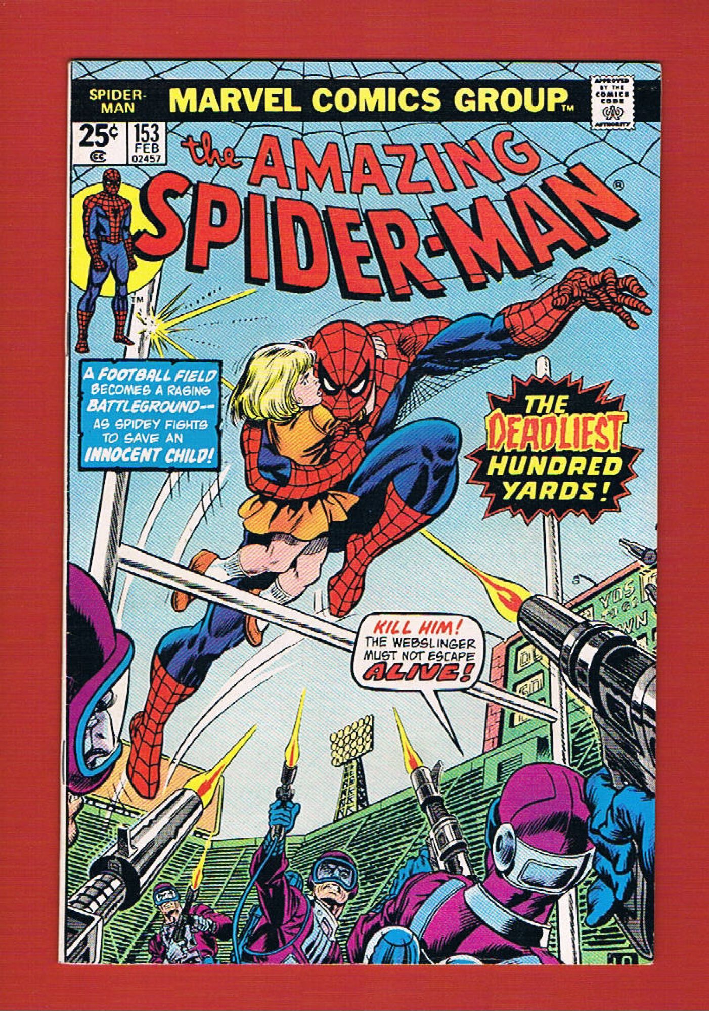 Amazing Spider-Man #153, Feb 1976, 6.0 FN