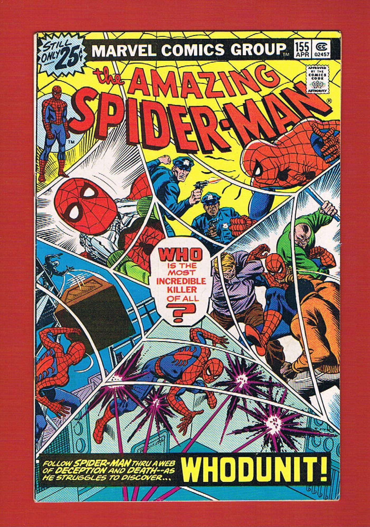Amazing Spider-Man #155, Apr 1976, 6.0 FN