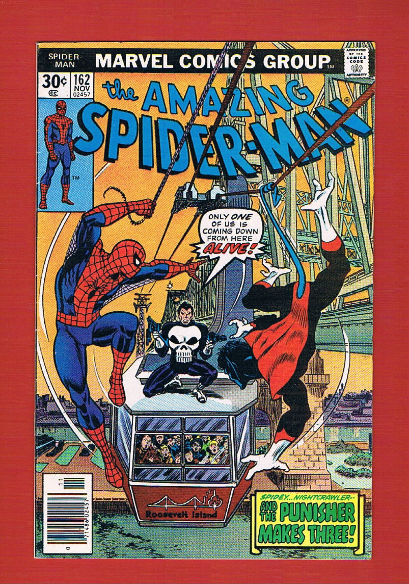 Amazing Spider-Man #162, Nov 1976, 5.0 VG/FN