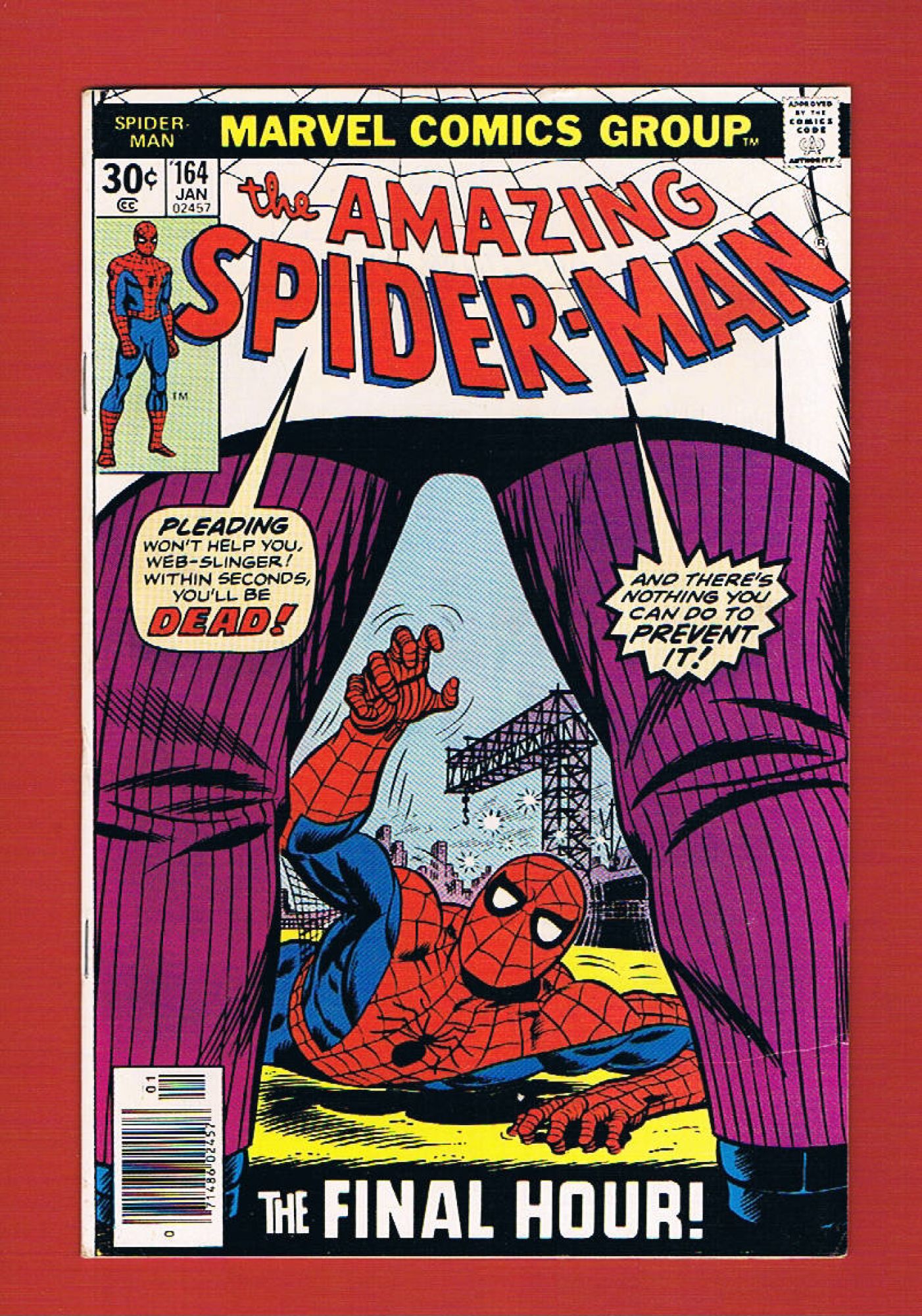 Amazing Spider-Man #164, Jan 1977, 5.0 VG/FN