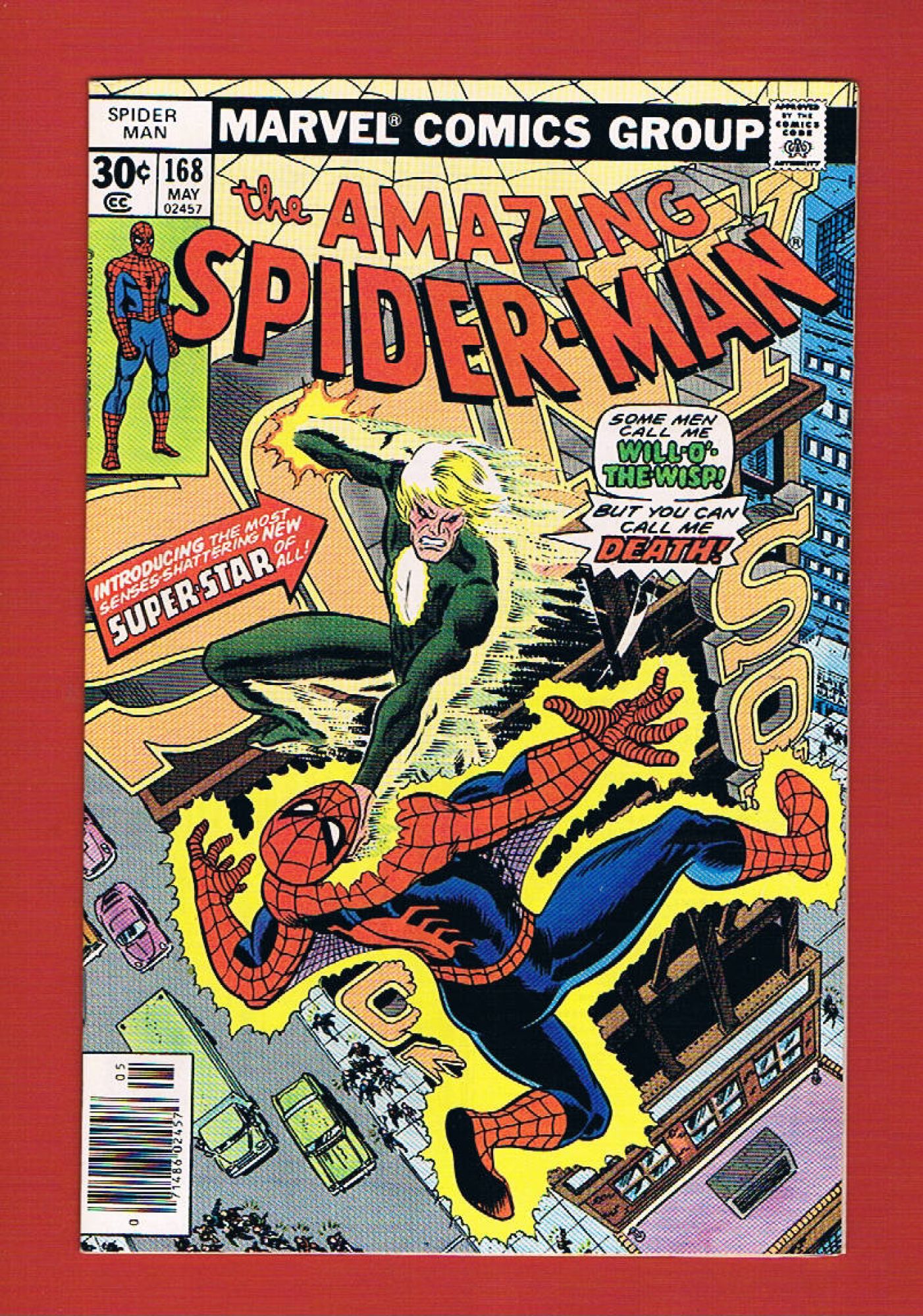 Amazing Spider-Man #168, May 1977, 7.0 FN/VF