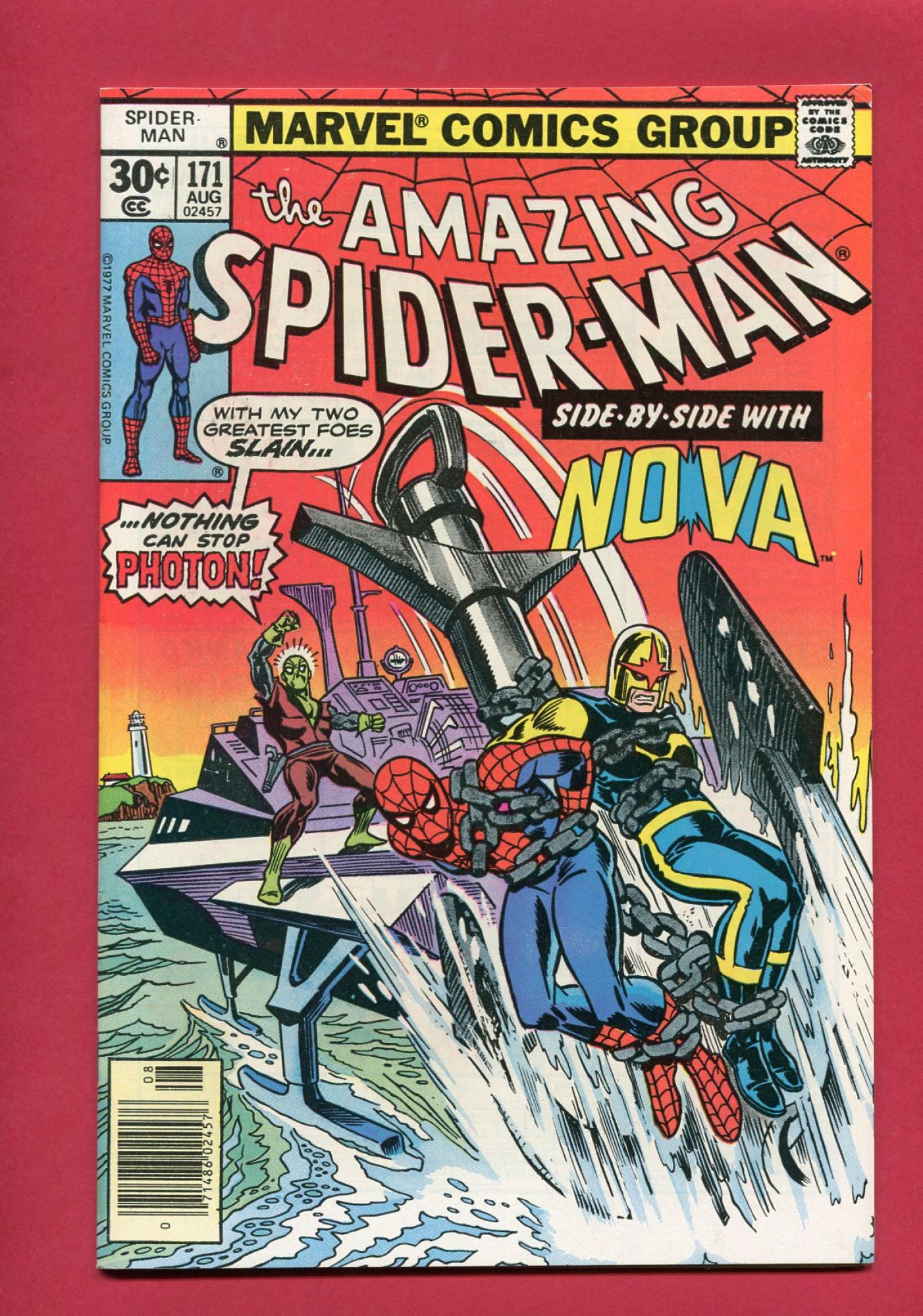 Amazing Spider-Man #171, Aug 1977, 9.2 NM-
